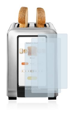 BROTECT flexible Panzerglasfolie für Revolution Cooking Smart Toaster, Displayschutzglas, 3 Stück, Schutzglas Glasfolie klar