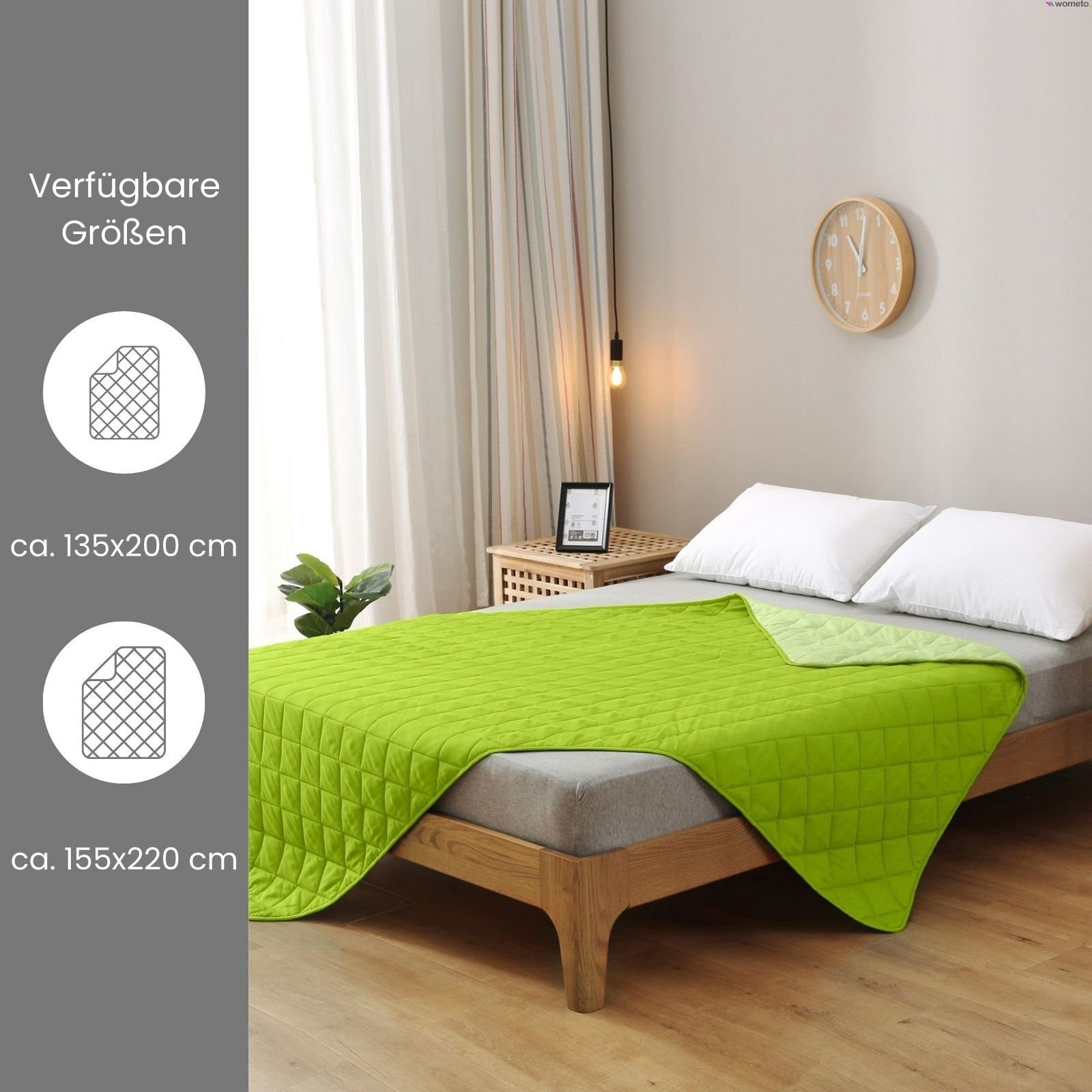 wometo Microfaserbettdecke Camping, 155x220 cm, Füllung: günstig online kaufen