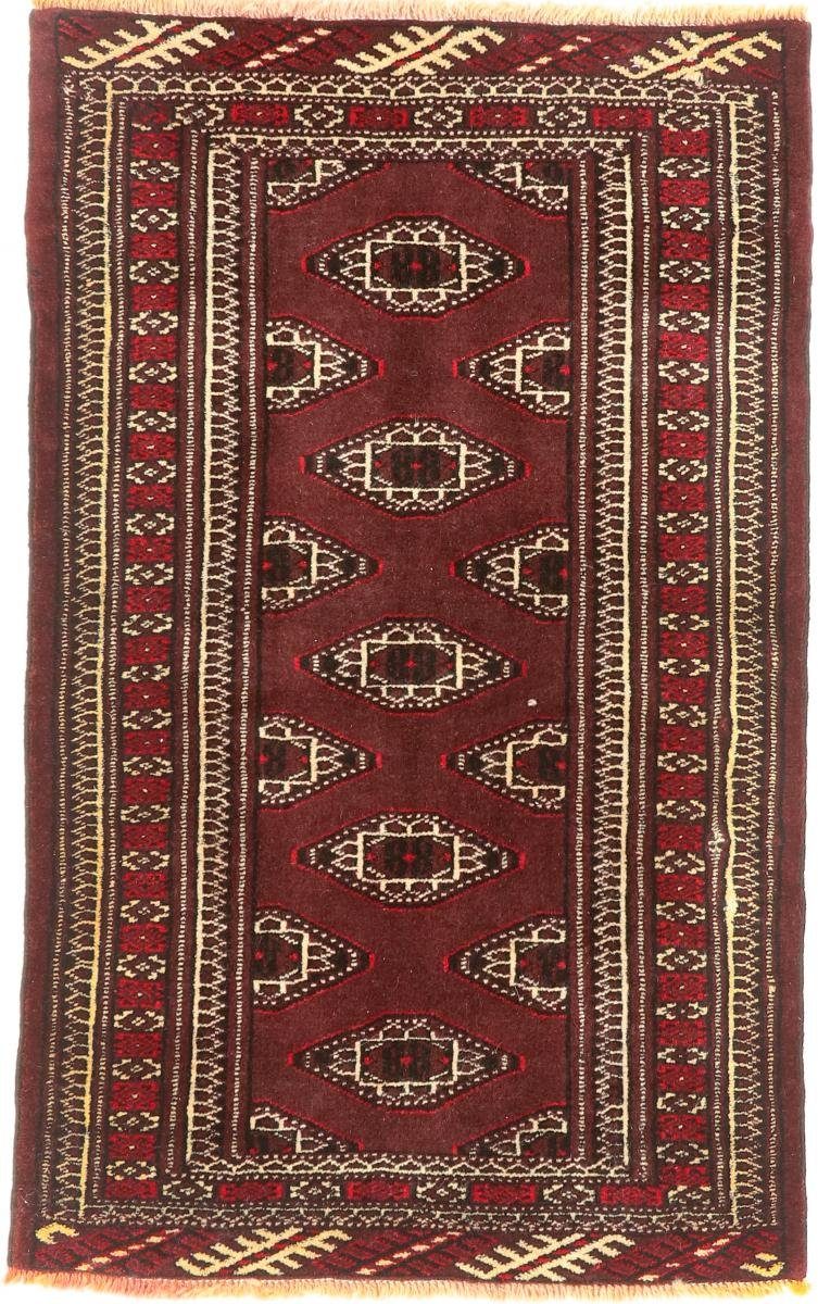 Orientteppich Turkaman 68x110 Handgeknüpfter Höhe: mm 6 Perserteppich, rechteckig, Orientteppich Trading, / Nain