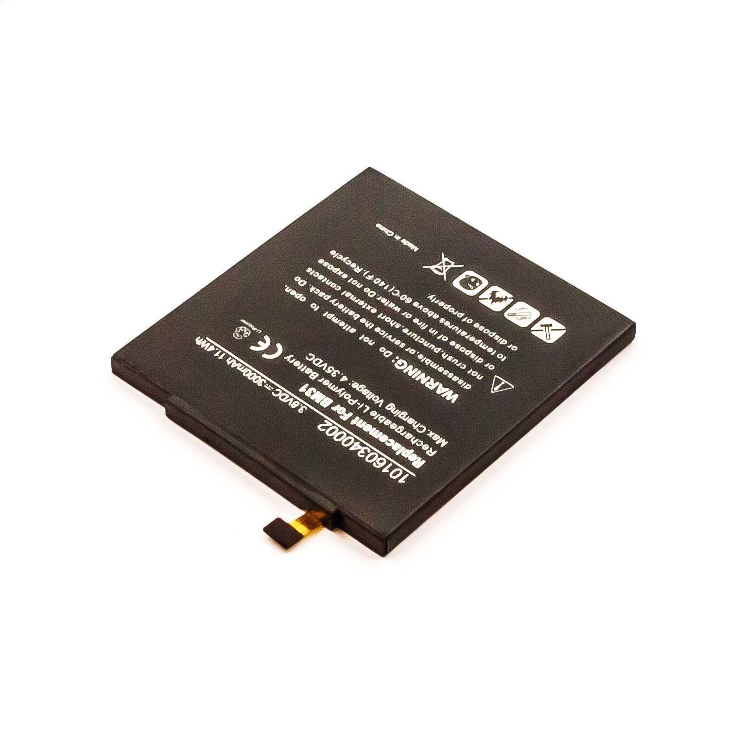 MobiloTec Akku kompatibel mit Xiaomi M3 Akku Akku 3000 mAh (1 St)