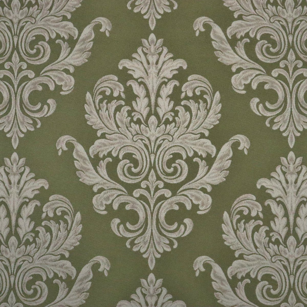 Thumbnail - Stofferia Stoff Dekostoff Satin Jacquard Otello Grün, Breite 280 cm, Meterware