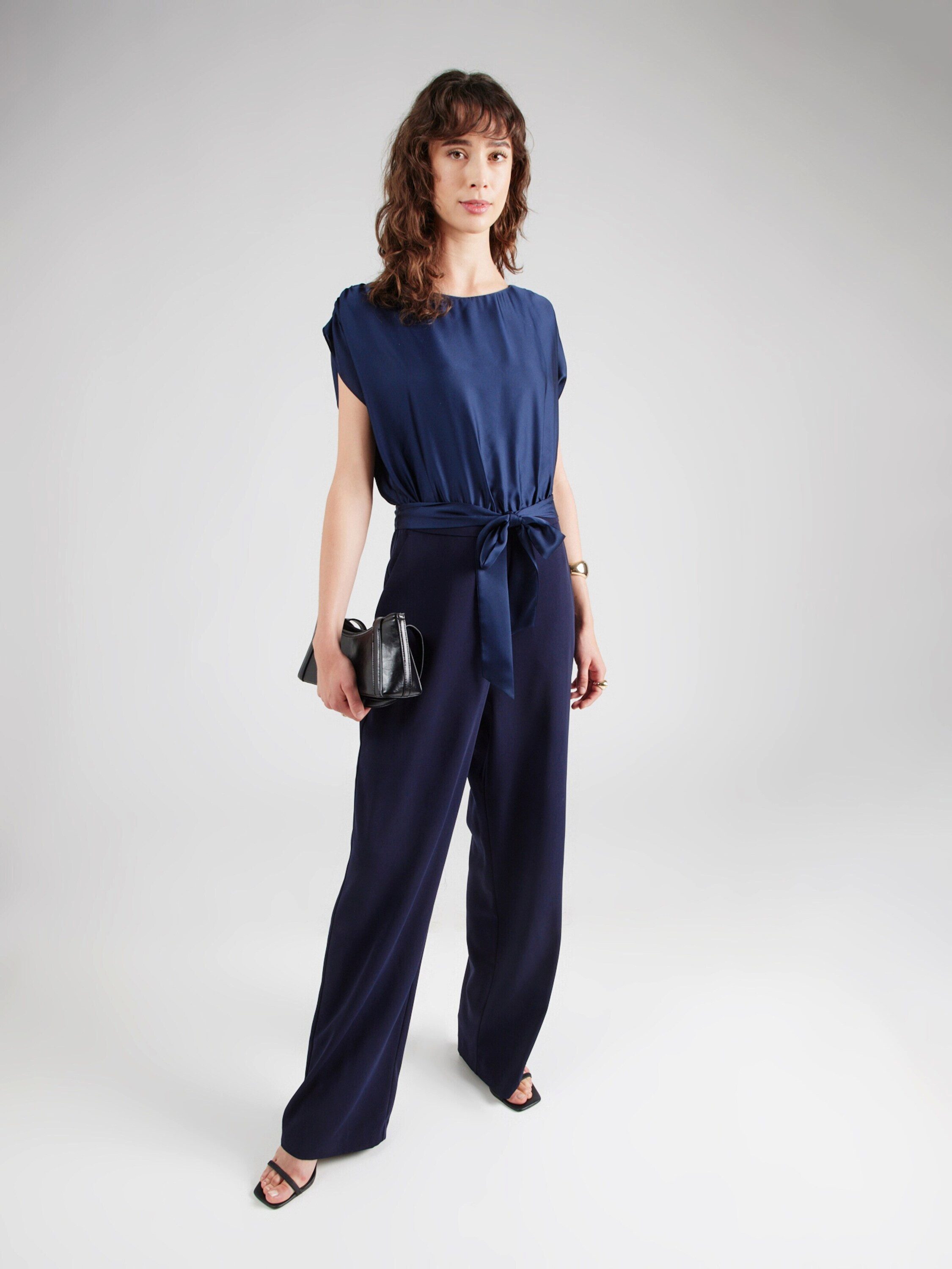 SWING Jumpsuit (1-tlg) Drapiert/gerafft