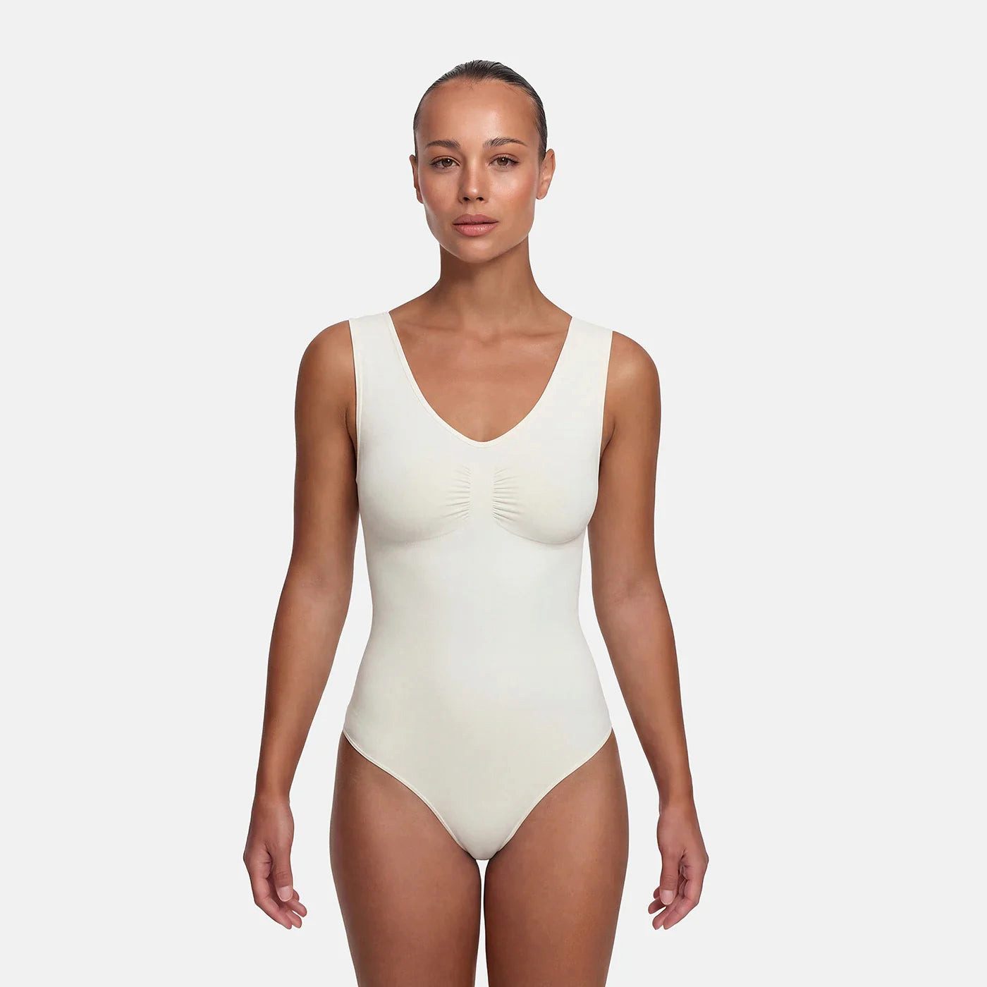 Creamy Fabrics Miederbody Tank Bodysuit Sculpting Shapewear mit String-Ligh günstig online kaufen