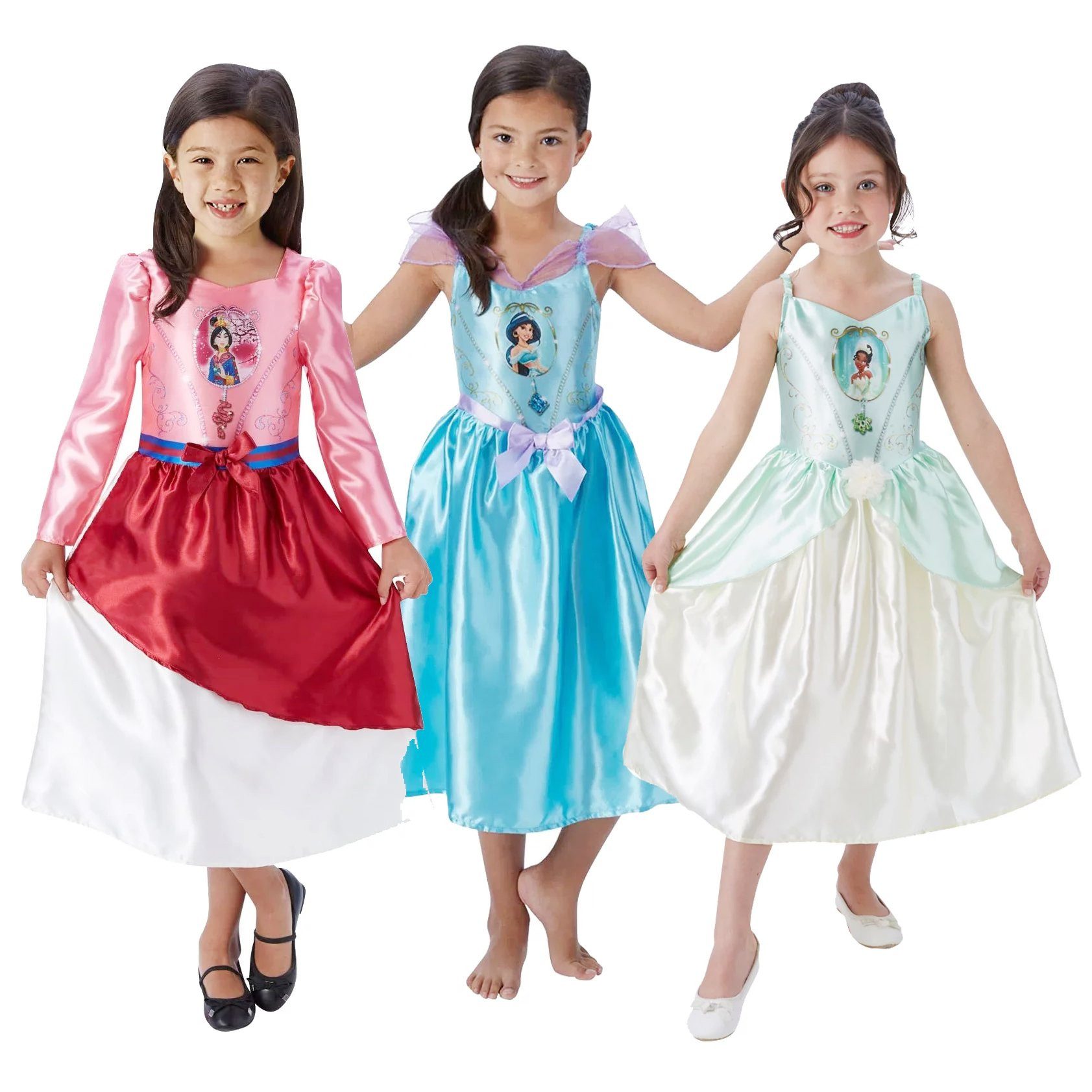 Rubie´s König-Kostüm Disney Prinzessinnen Verkleidungskiste mit 3 Kostü, Traumhafte Disney Prinzessinnen Verkleidungkiste mit drei Disney Prinz