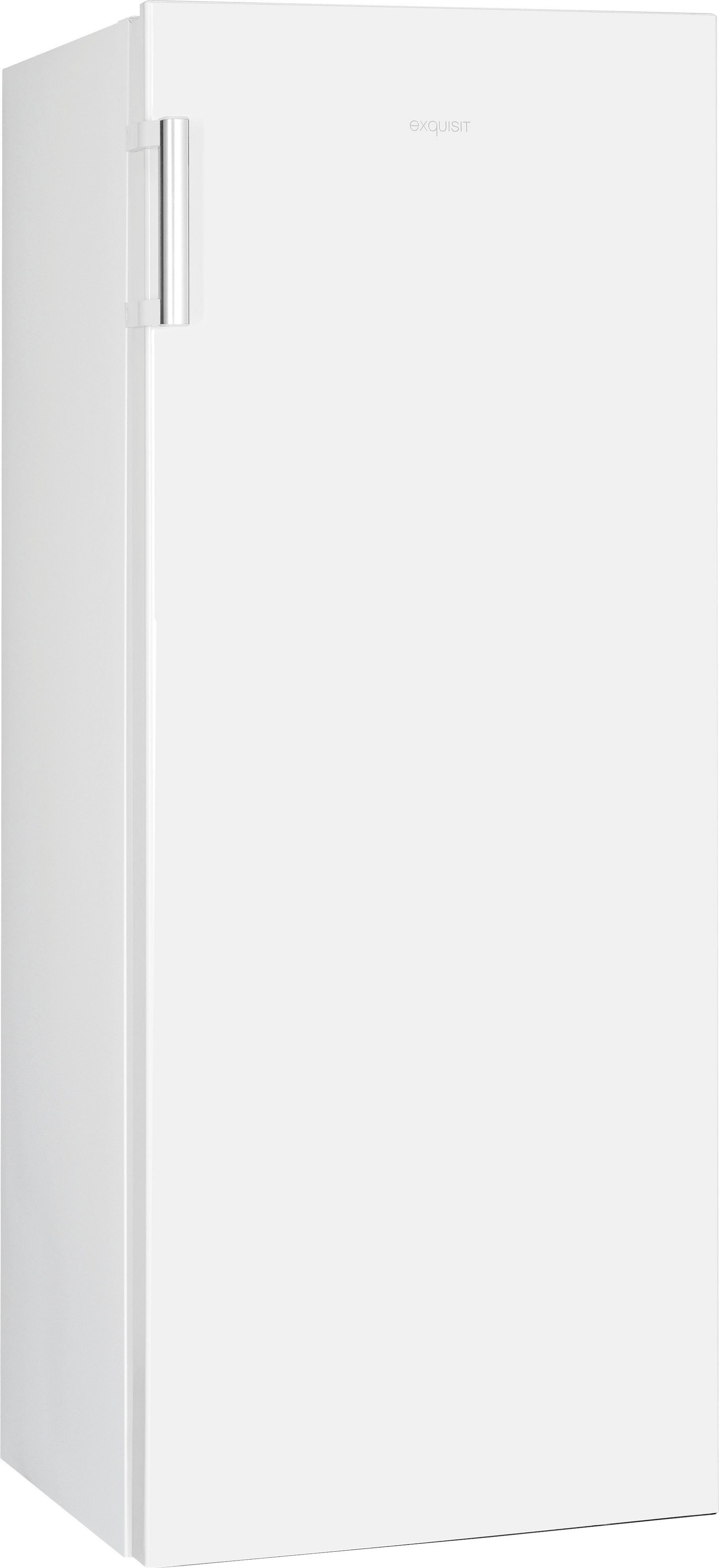 exquisit Vollraumkühlschrank KS320-V-H-010E, 143,4 cm hoch, 55 cm breit, 242 L Kühlschrank: stufenlos regulierbar, geräumig & für jede Küche