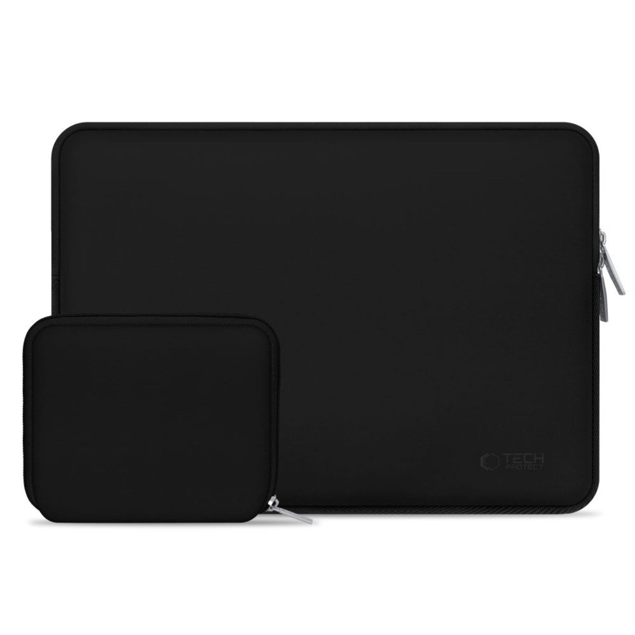 TECH PROTECT Laptoptasche (2-teilig, 1 × NeoSlim Laptoptasche, 1 × NeoSlim Zubehörtasche), Dreischichtige Laptop-Schutzhülle mit zusätzlicher Zubehörtasche