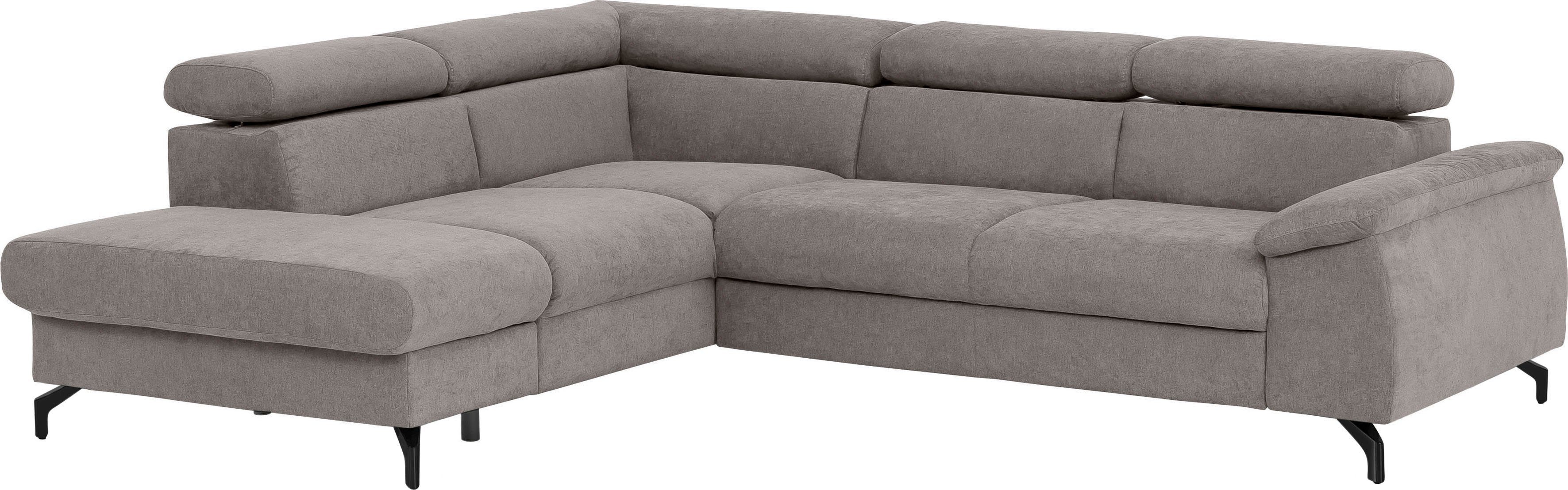 COTTA Ecksofa "Komaris L-Form", mit Kopfteilverstellung, wahlweise mit Bett günstig online kaufen