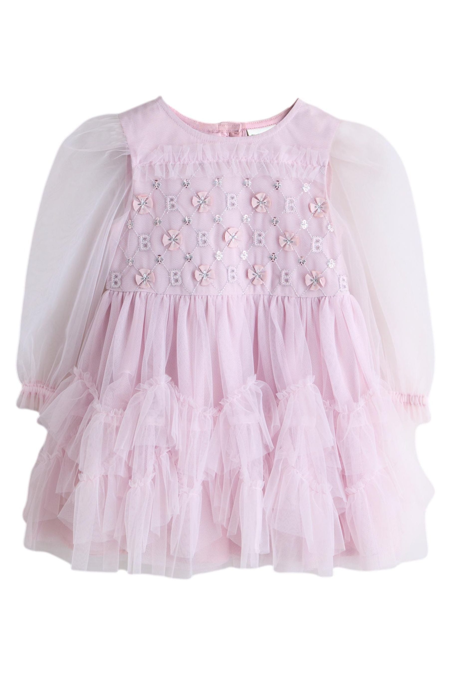 Meshkleid Baker By Ted Baker Kleid mit Mesh und Stickerei