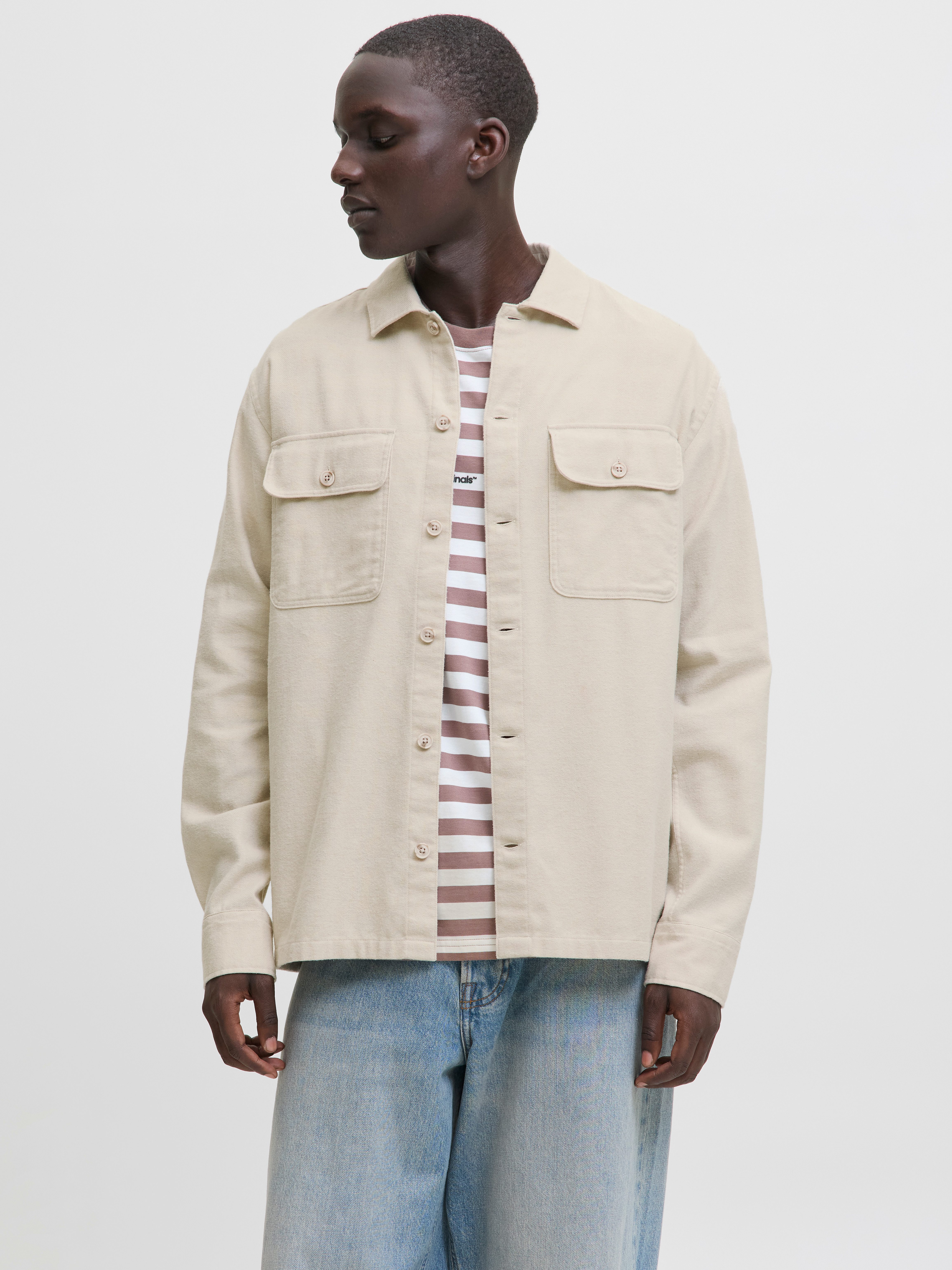 Jack & Jones Langarmhemd JJECHARGE OVERSHIRT günstig online kaufen