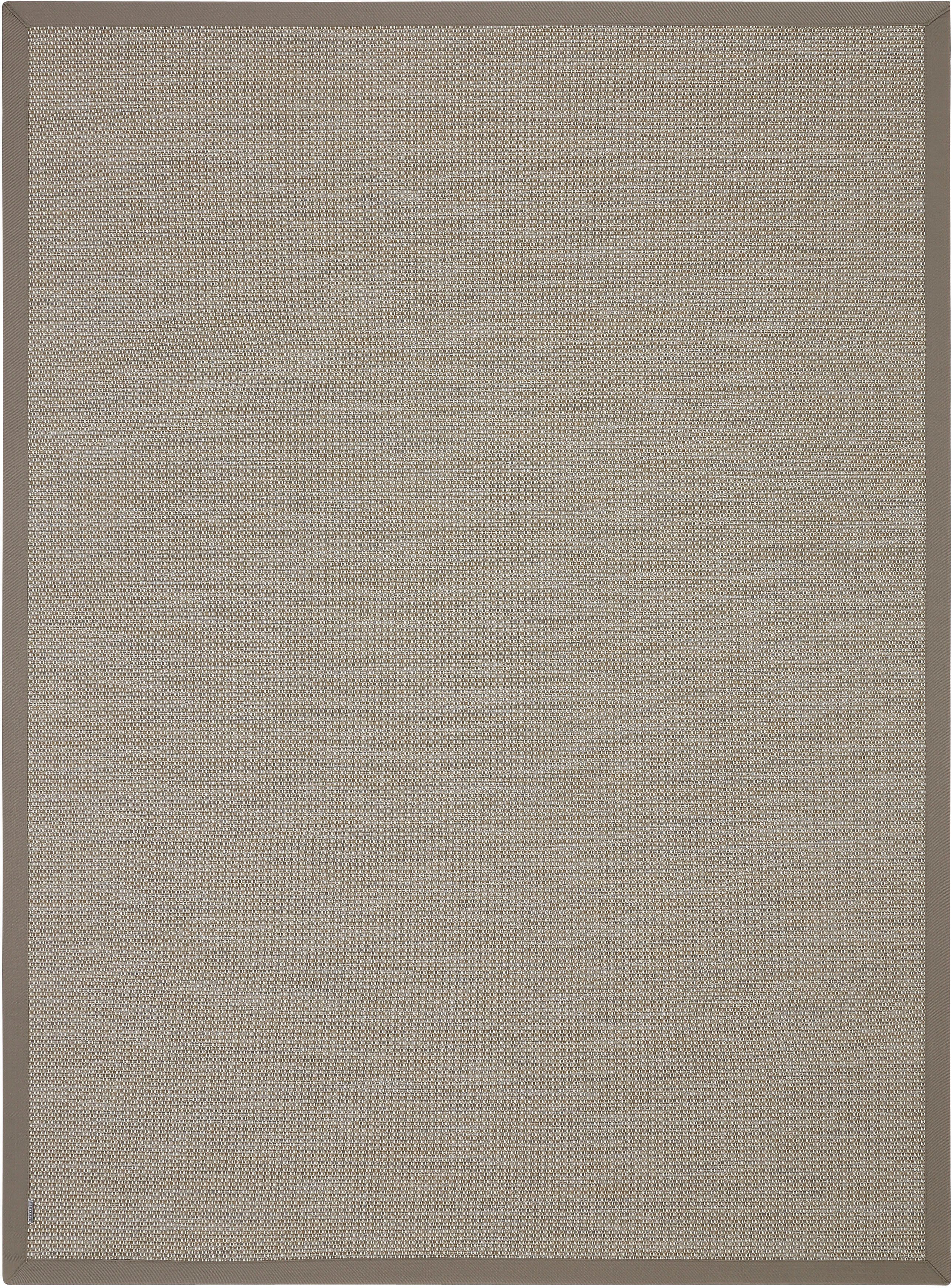 Dekowe Teppich Naturino Color, rechteckig, Höhe: 7 mm, Flachgewebe, Sisal-Optik, mit Bordüre, In- und Outdoor geeignet