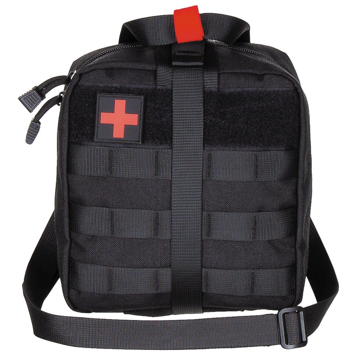 MFH MOLLE-Schultergurt-Tasche – Coyote Tan, Mit Klettpatch & Reißverschluss, 18x10x4 Cm