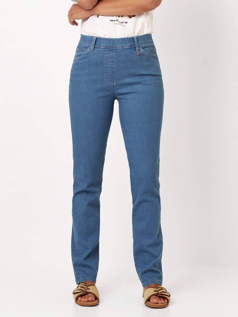 Relaxed by TONI Stretch-Hose Alice Slim mit Schlupfbund