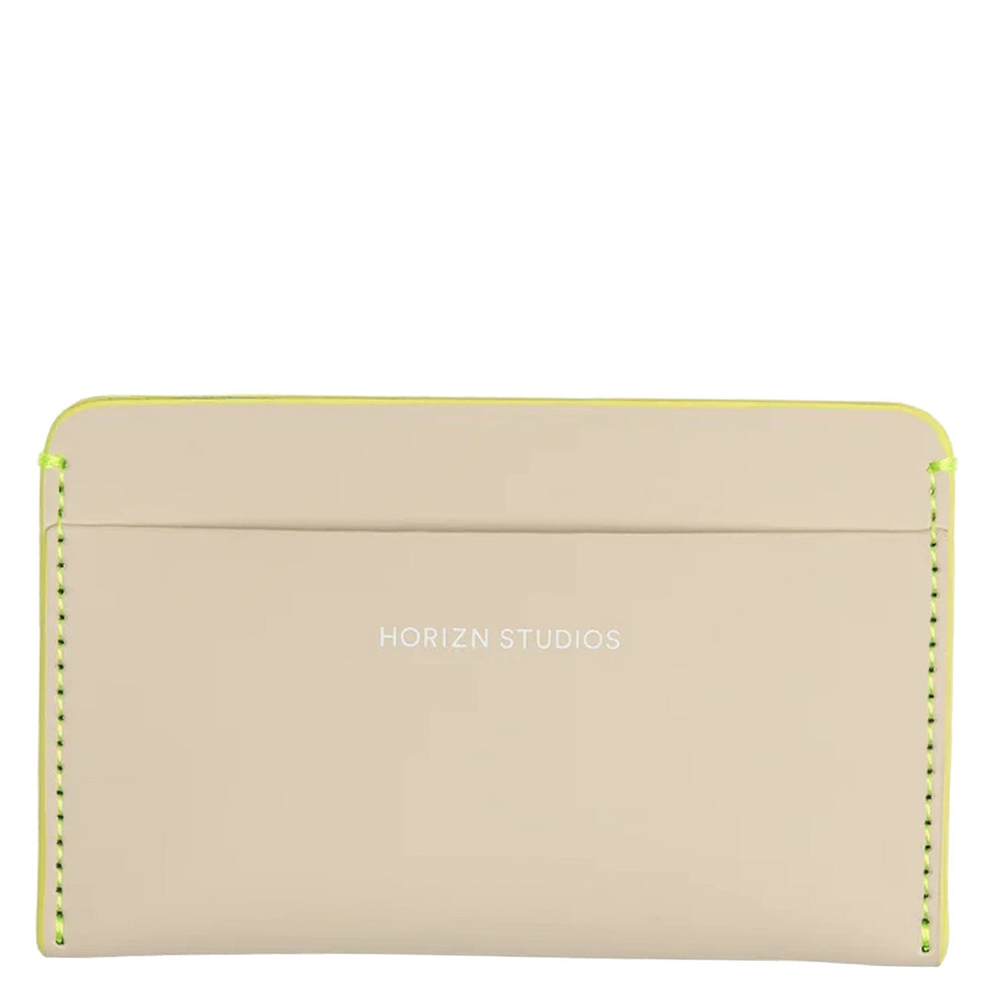 Horizn Studios Etui Card Holder - Visitenkartenetui 9 cm sand/neon yellow