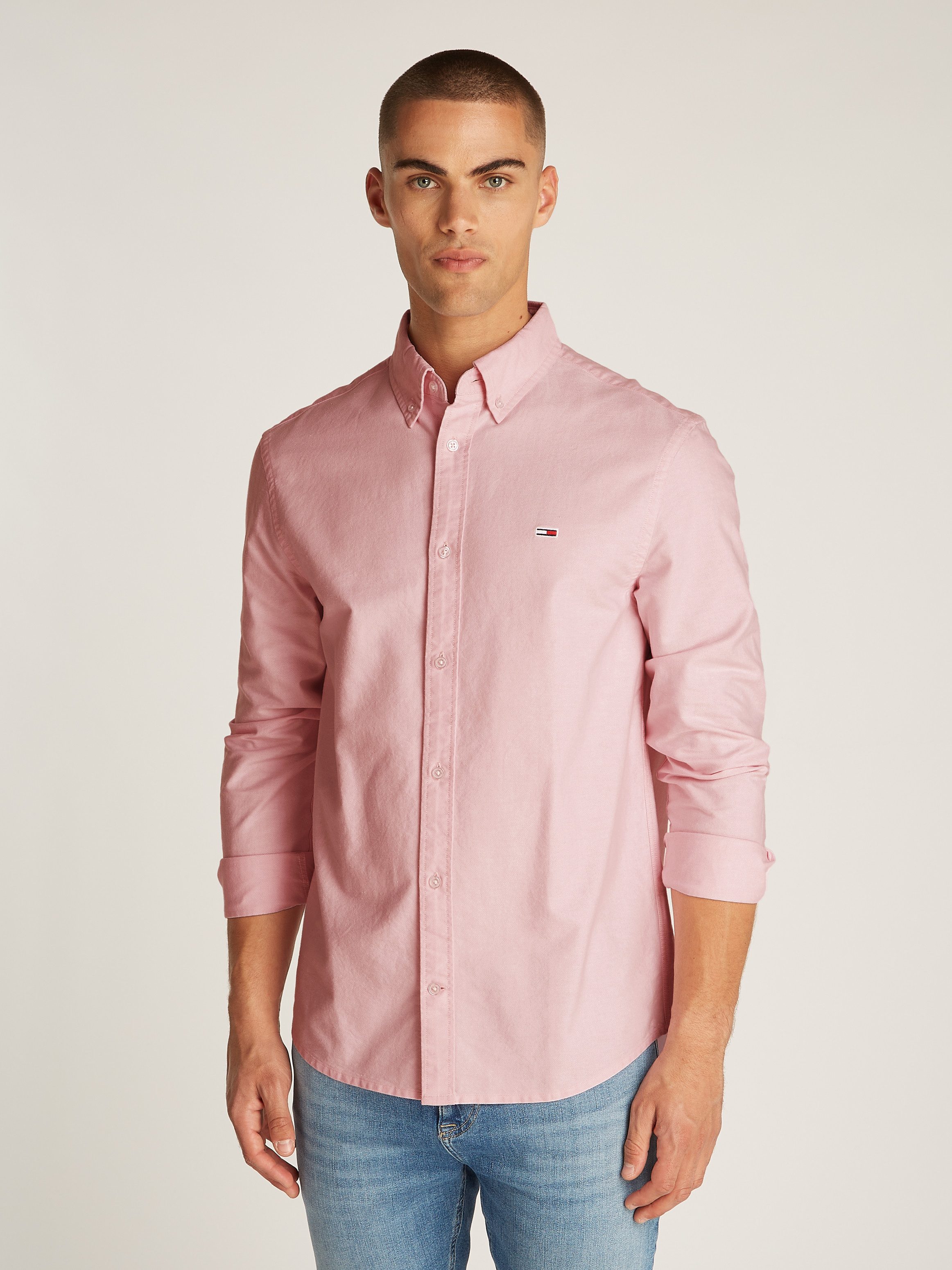 Tommy Jeans Langarmhemd TJM REG OXFORD günstig online kaufen