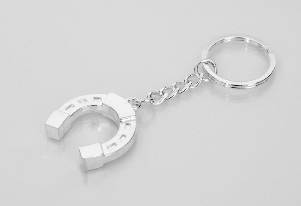 Brillibrum Schlüsselanhänger Schlüsselanhänger Hufeisen versilbert Glücksei günstig online kaufen