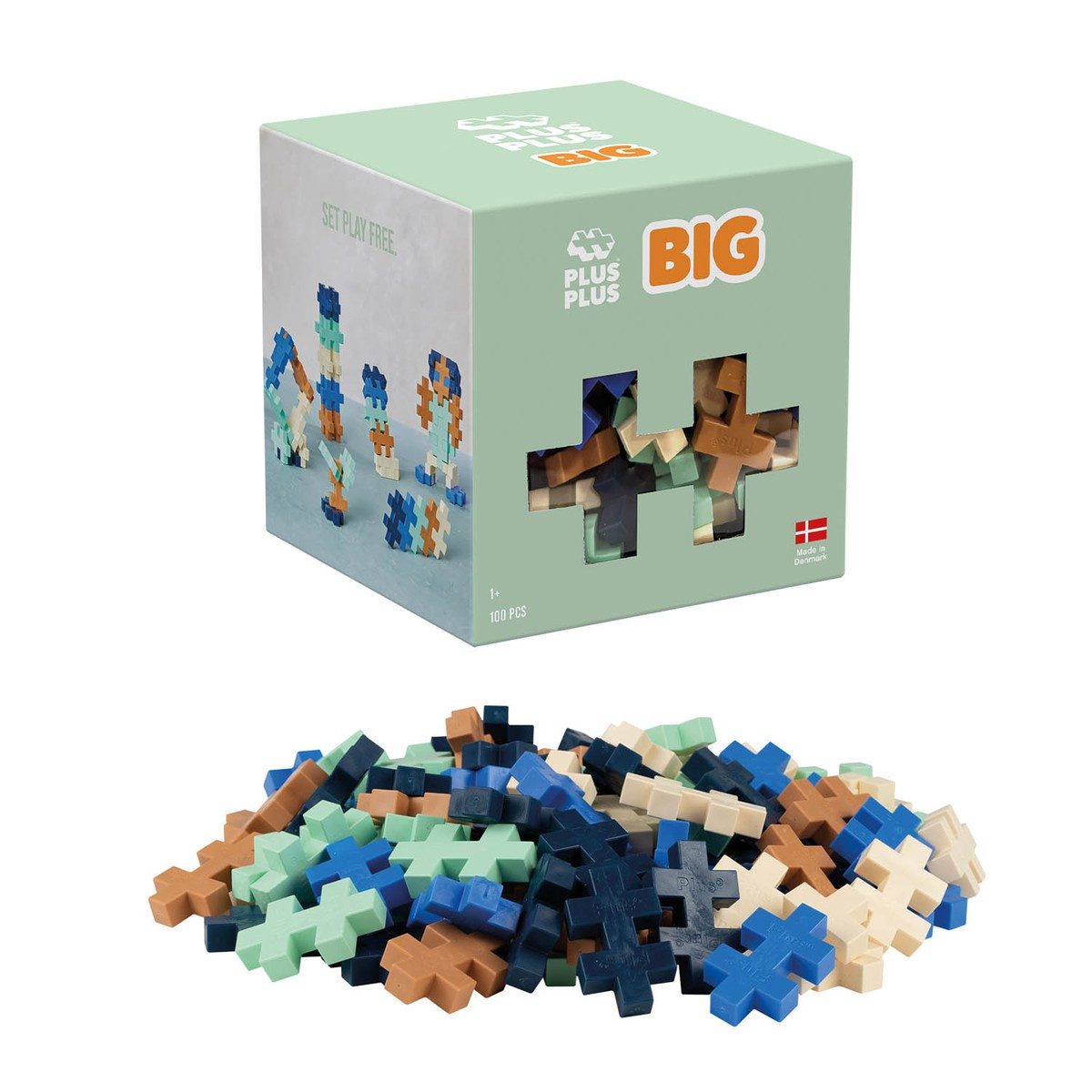 Carletto PlusPlus Bausteine Big Breeze 100 Stück Konstruktionsspielsteine