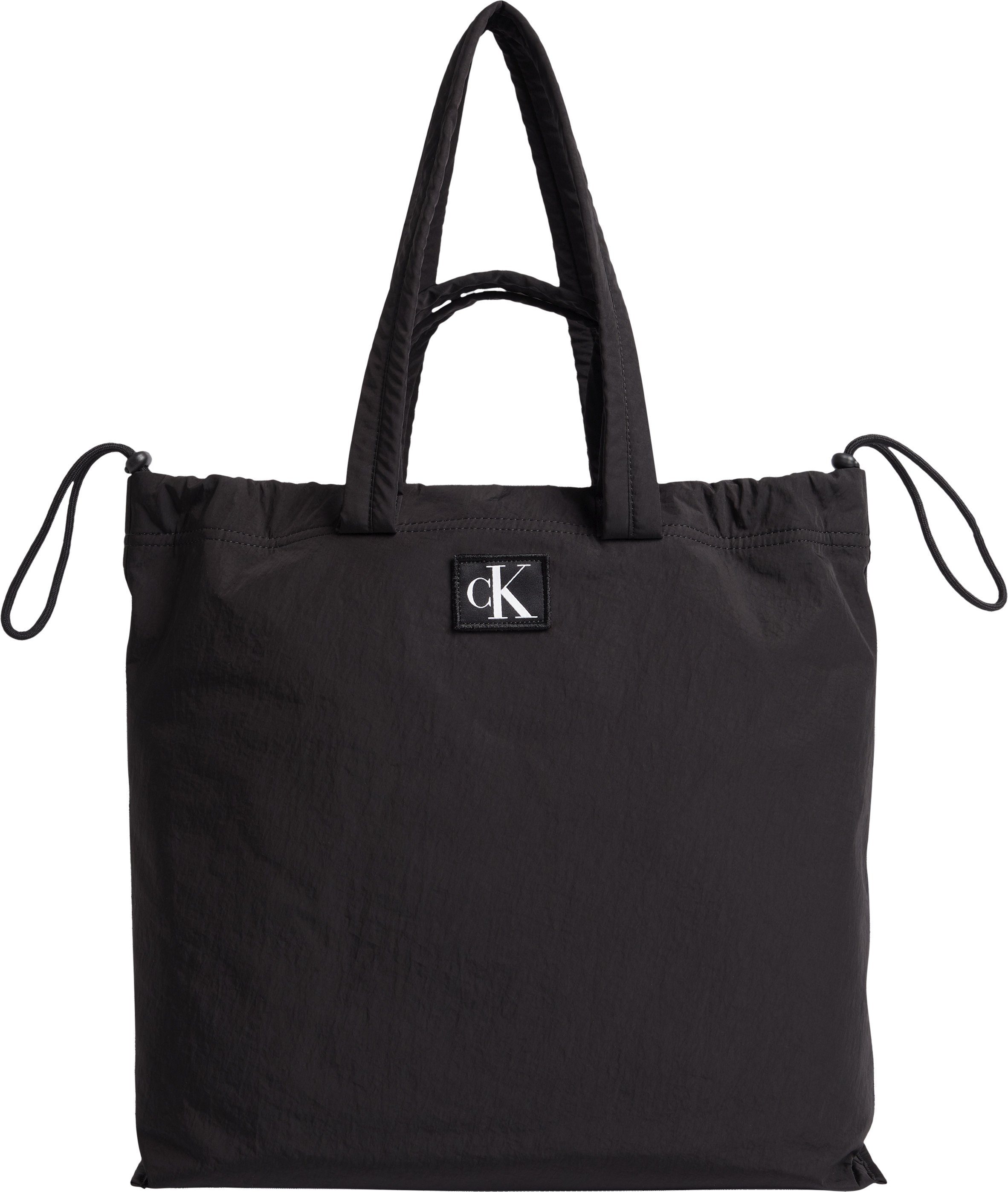 Calvin Klein Jeans Shopper CITY NYLON SQ REV TOTE38, mit viel Stauraum Handtasche Damen Henkeltasche Tasche Damen