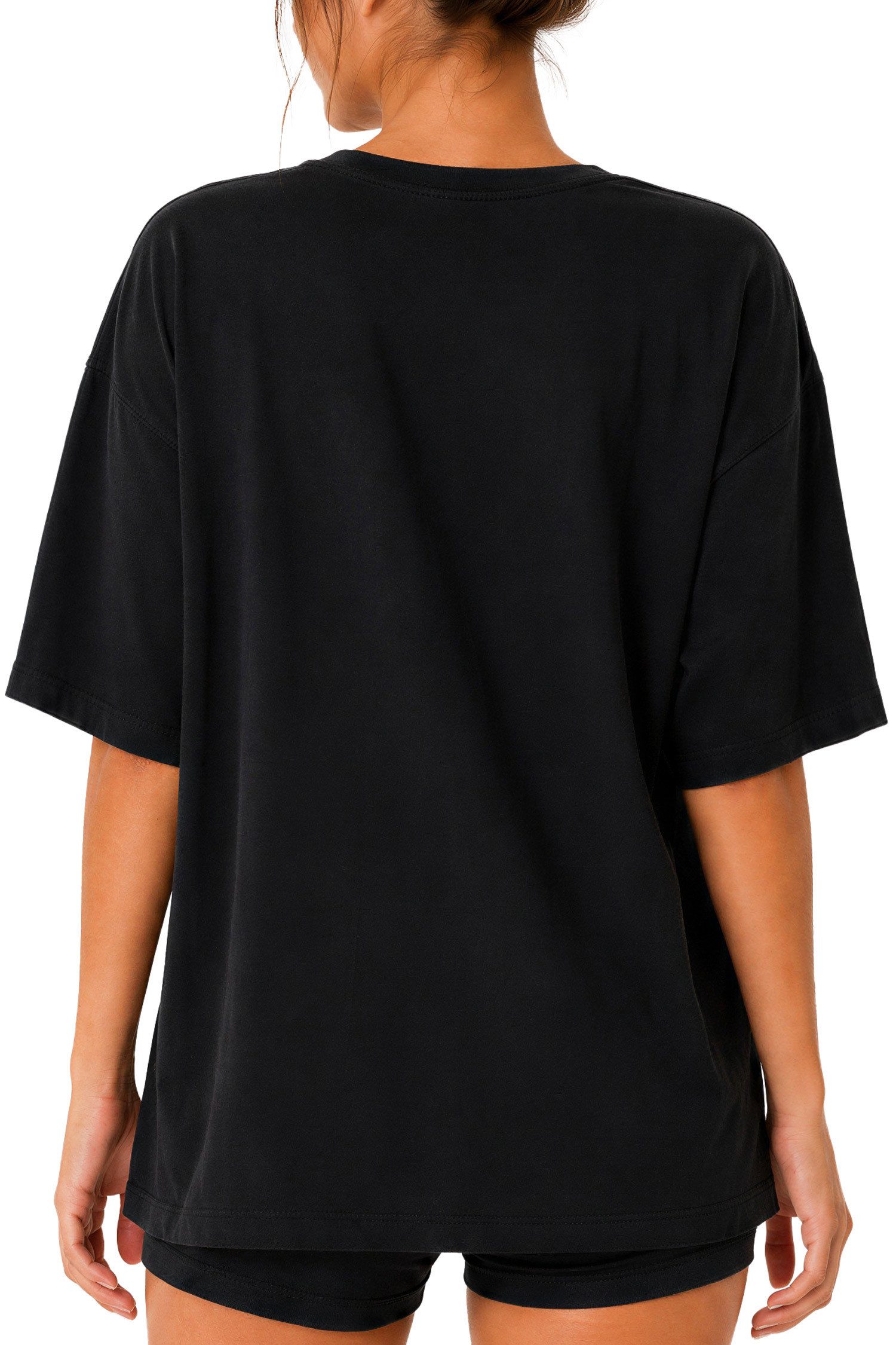 Reichstadt Oversize-Shirt Damen Oversized Kurzarmshirt 24RSW058 in kräftigen Farben