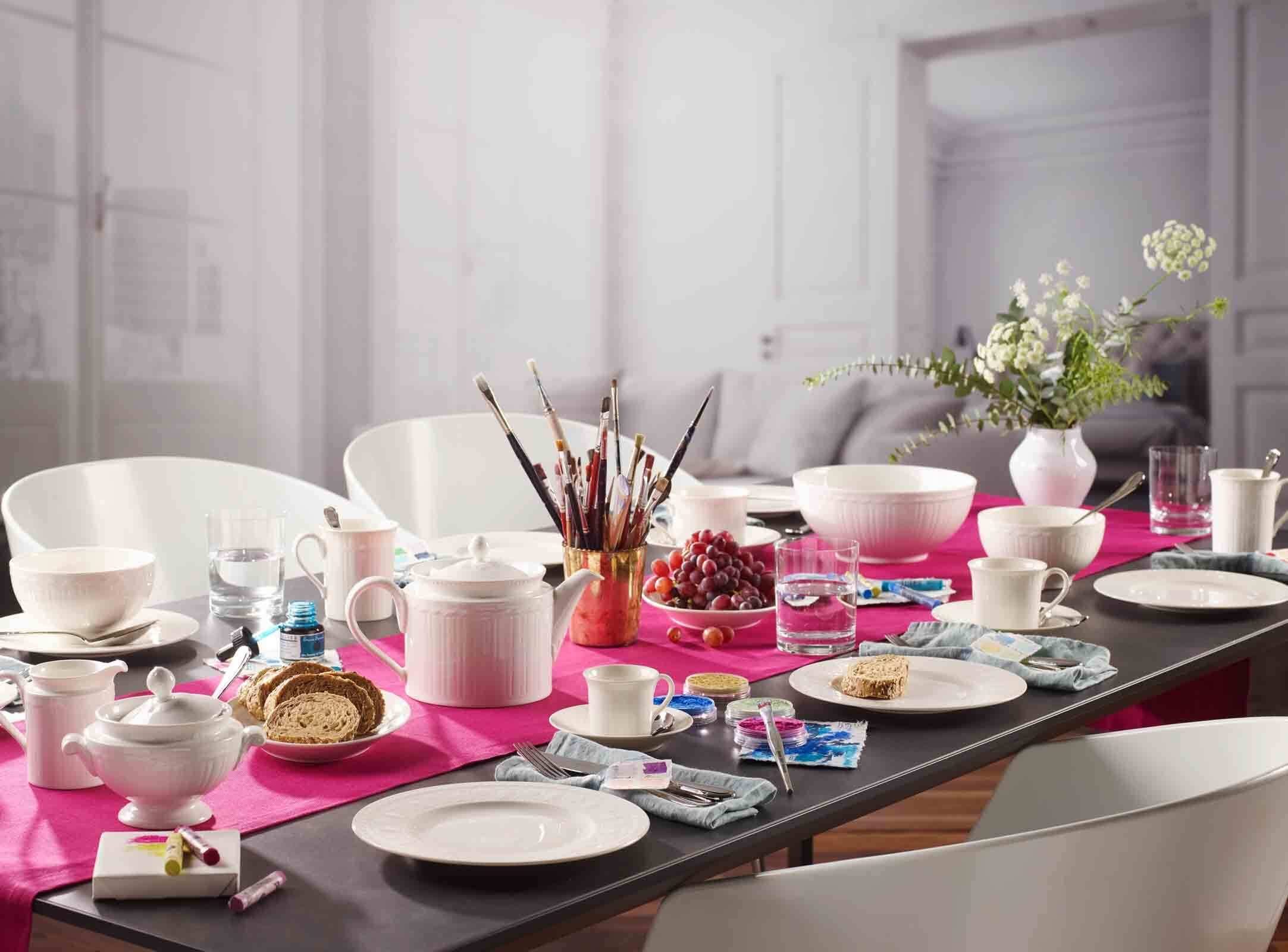 Villeroy & Boch Tasse Cellini Espressotassen mit Untertassen 100 ml, 12-tlg., Porzellan