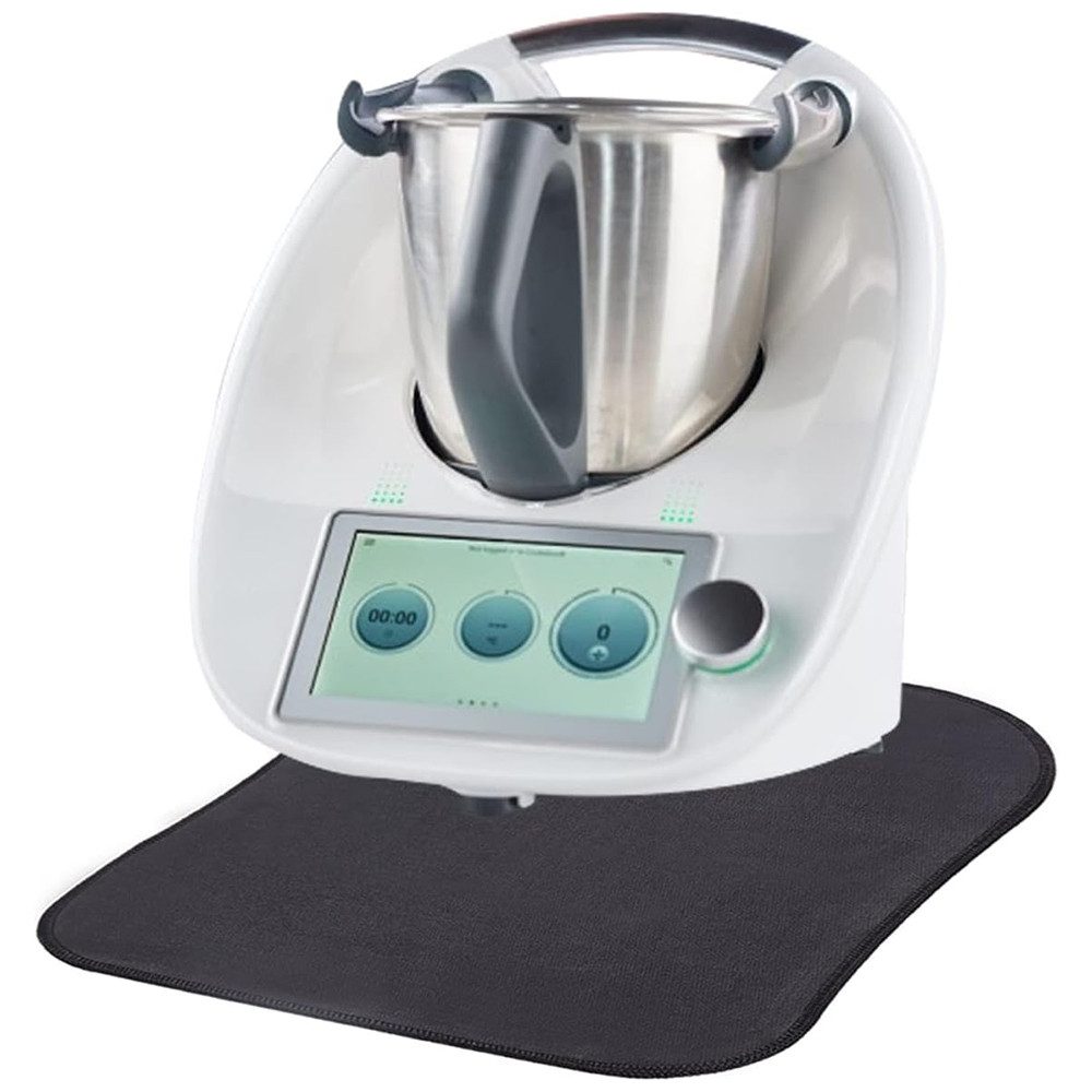 König Design Servierbrett Gleitpad für Thermomix TM6 TM5 und Küchengeräte Gleitbrett Tropfmatte, Nylon, Anti-Rutsch Matte