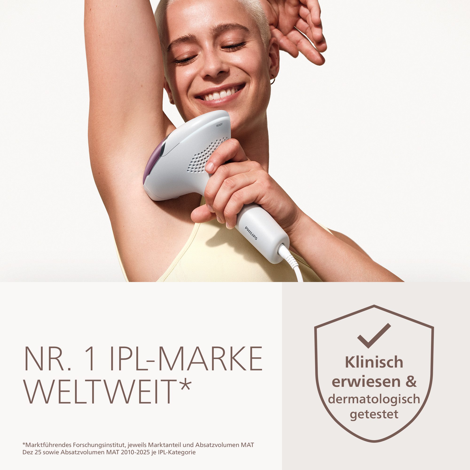 Philips IPL-Haarentferner Philips Lumea Series 8000 BRI934/00, NEUHEIT, 2 Aufsätze (Gesicht, Körper) – Bild 3 von 5