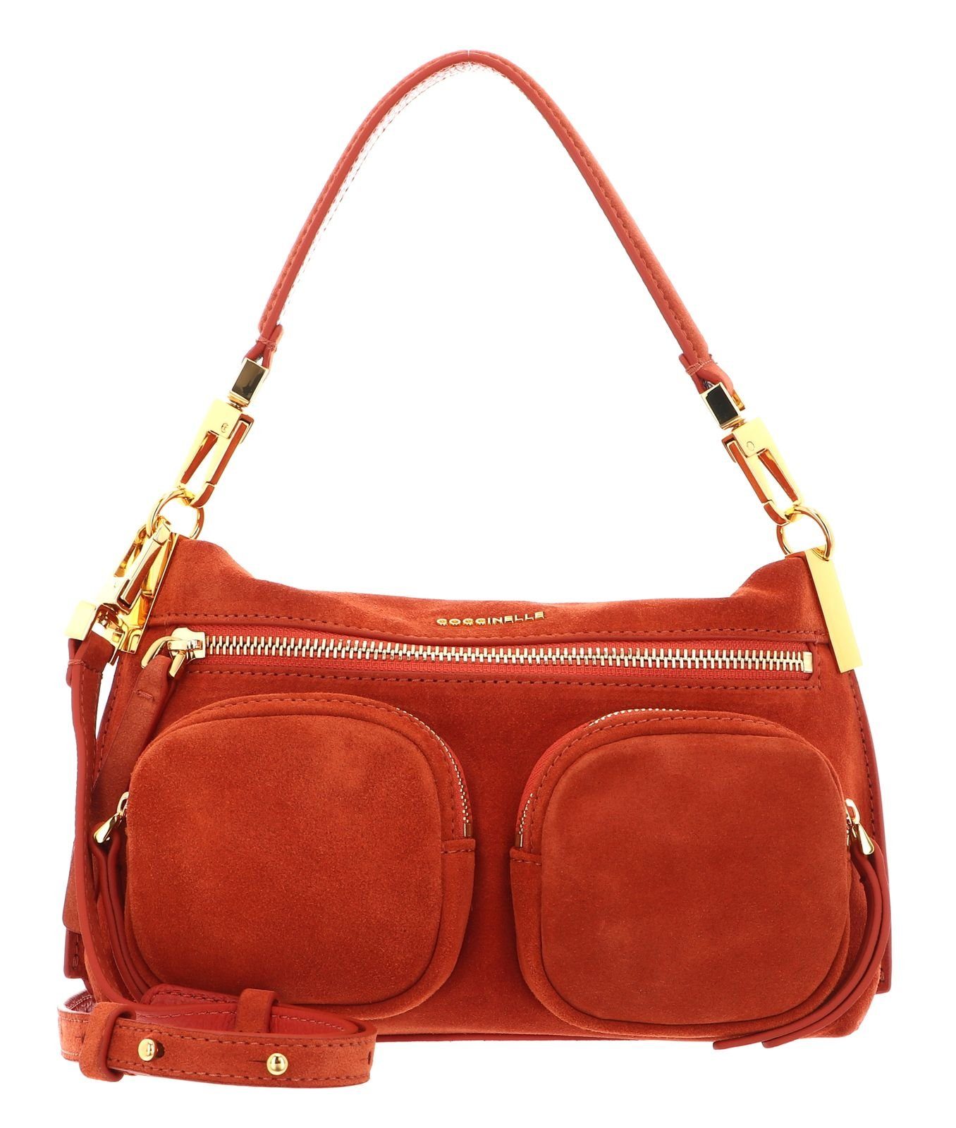 COCCINELLE Schultertasche Hyle Suede