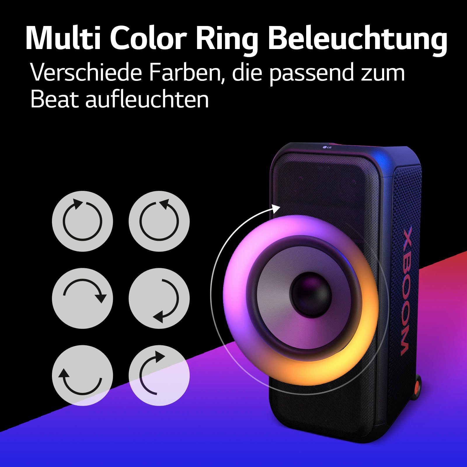 LG XBOOM XL7S 2.1 Lautsprecher 250 (Bluetooth, W)