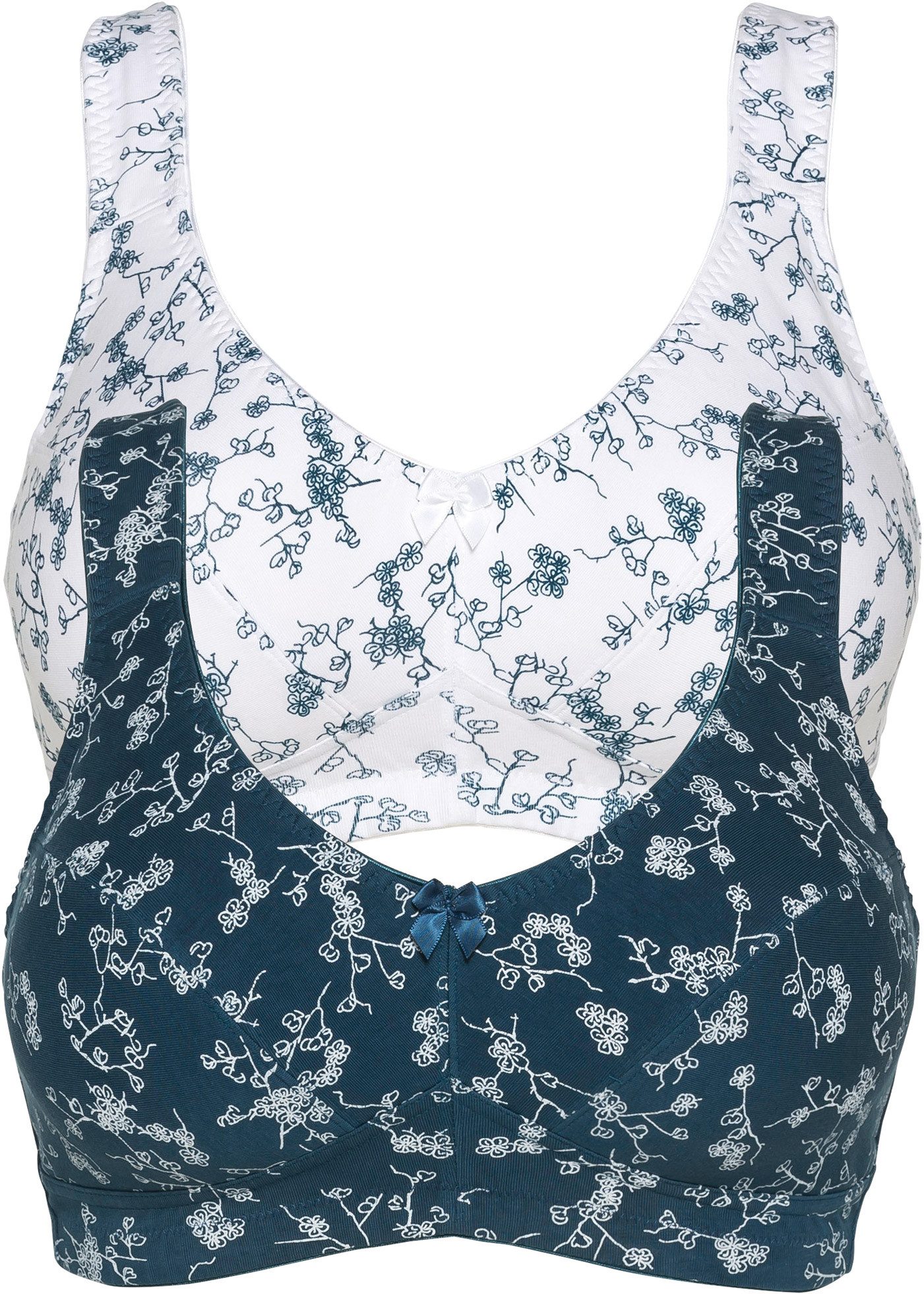 bonprix Büstenhebe (Packung, 2-tlg) im praktischen 2er Pack, ohne Bügel, leicht gepolsterte Träger