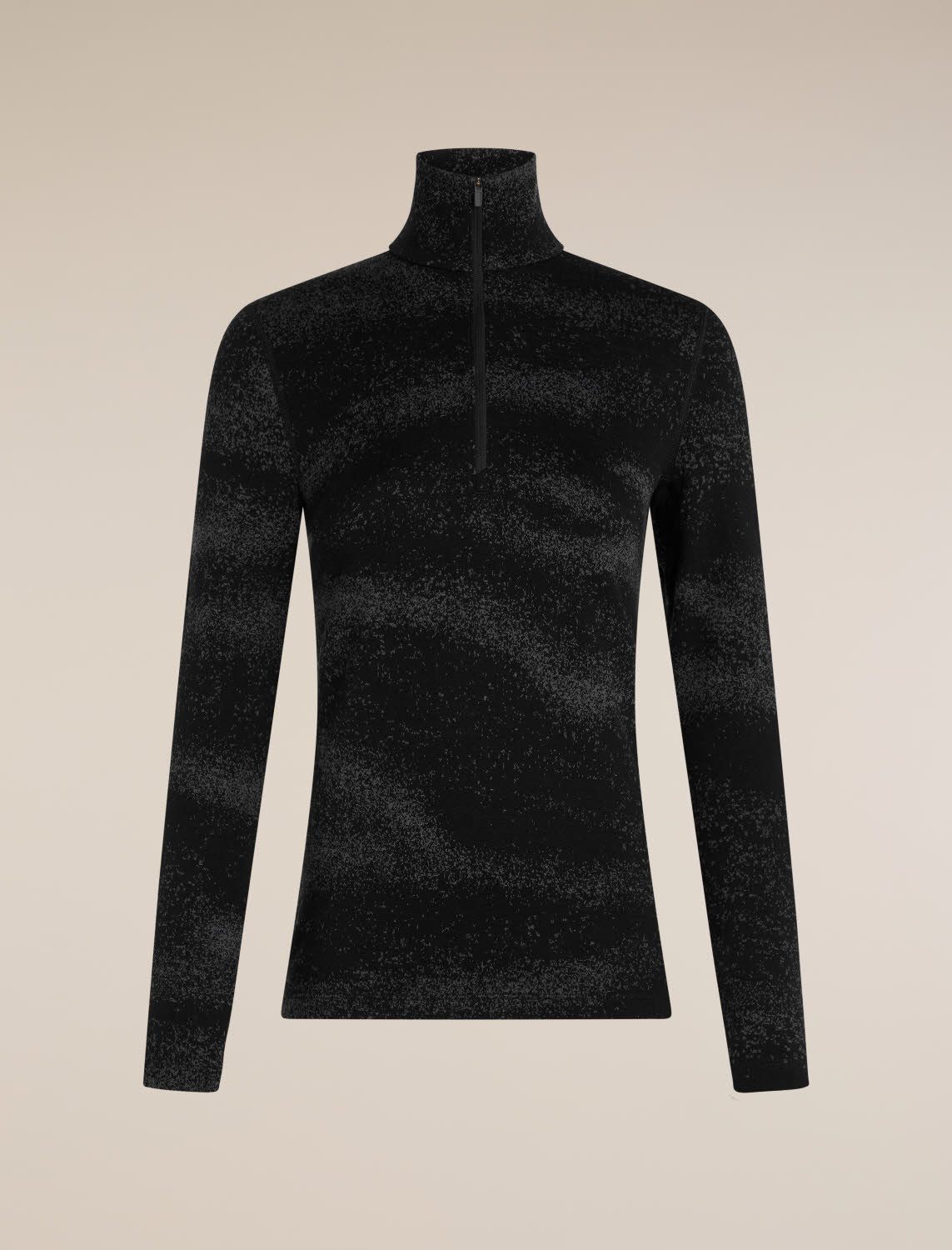 Icebreaker Fleeceshirt Women M 260 Tech Vertex LS HZ Chillwave