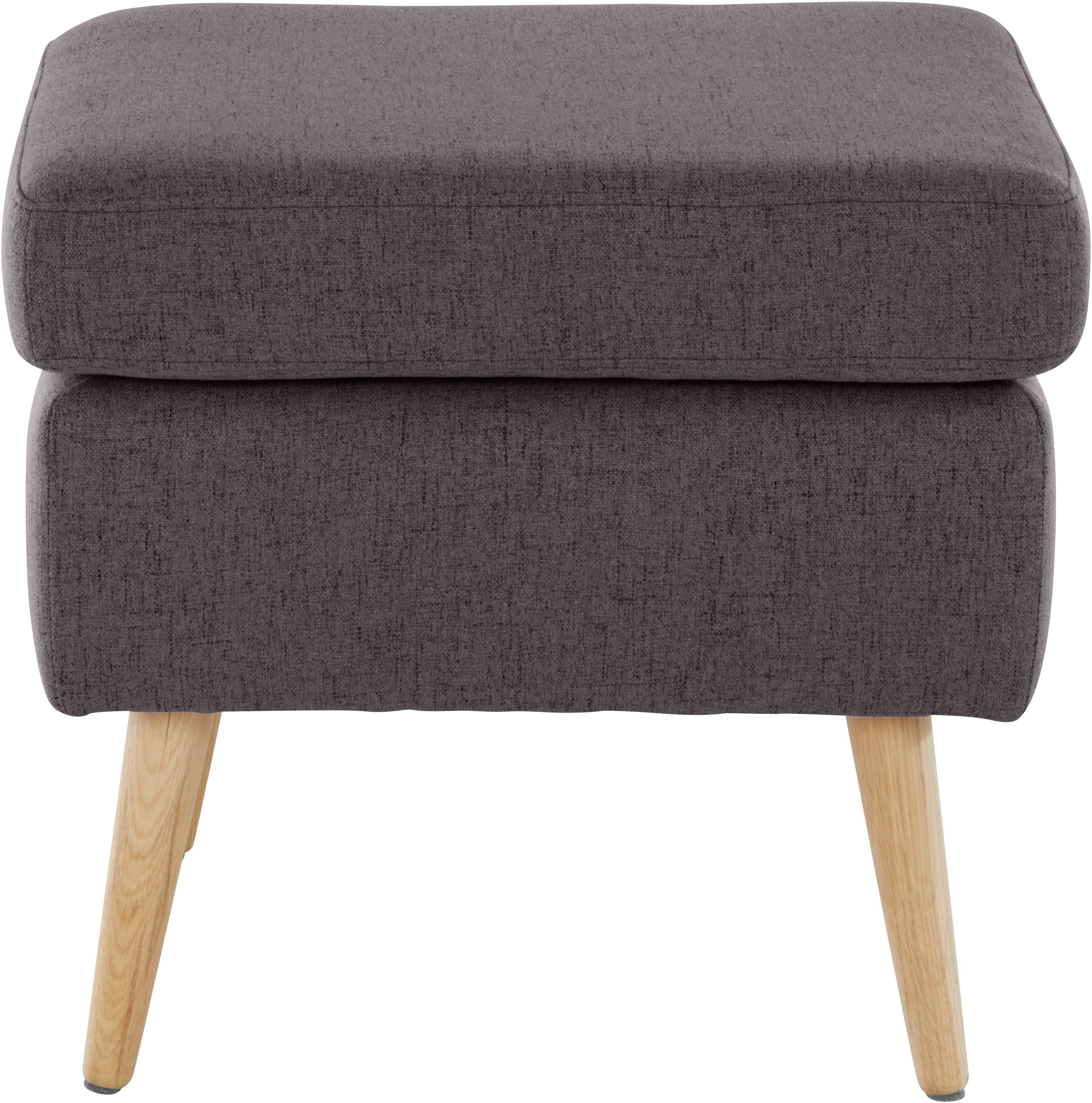 Home affaire Polsterhocker Sallito, die kleinere Version von "Salla", in 6 Bezugsqualitäten