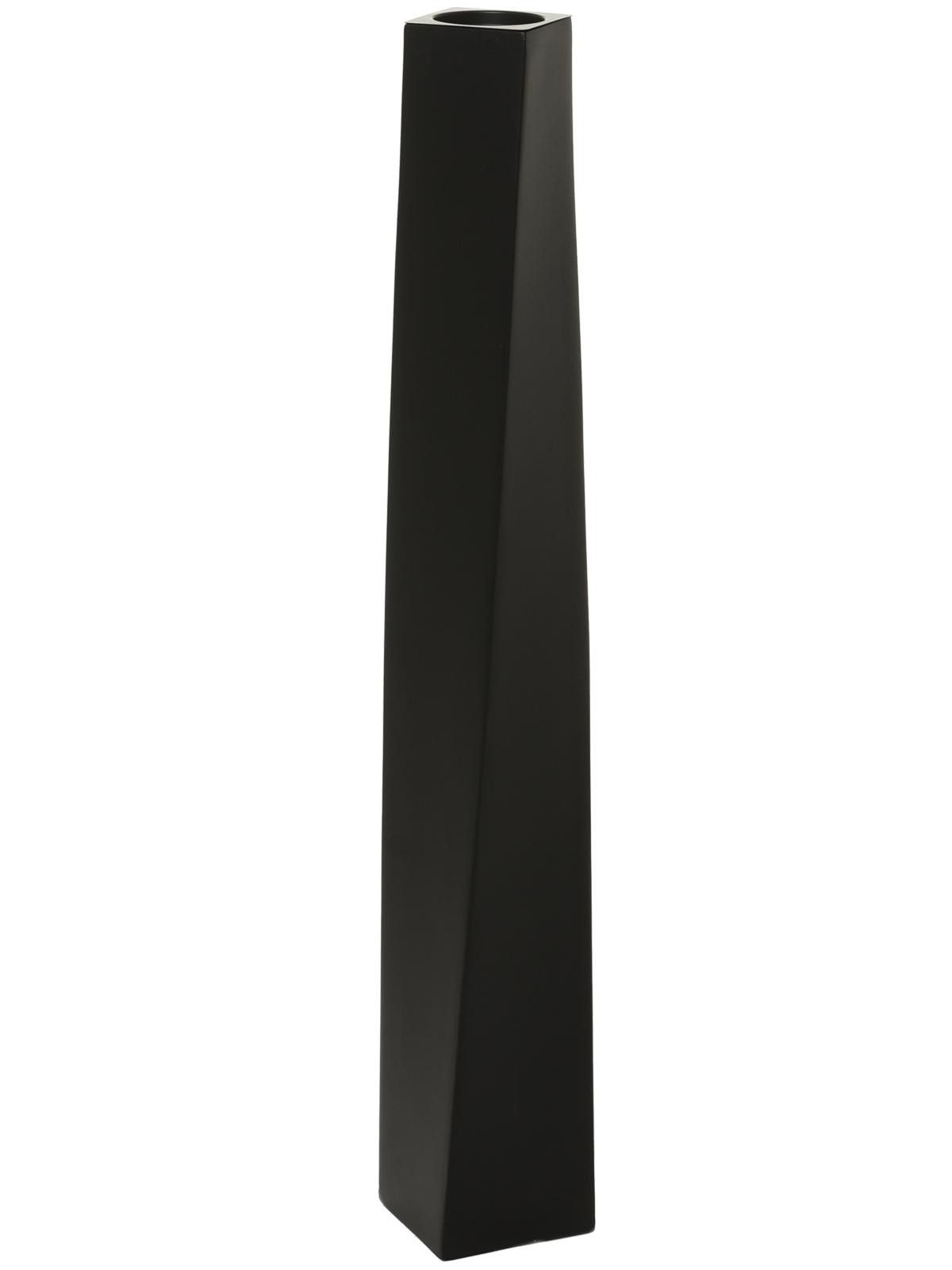 VIVANNO Bodenvase Kerzenständer Standkerzenhalter Fiberglas Schwarz Matt HY günstig online kaufen