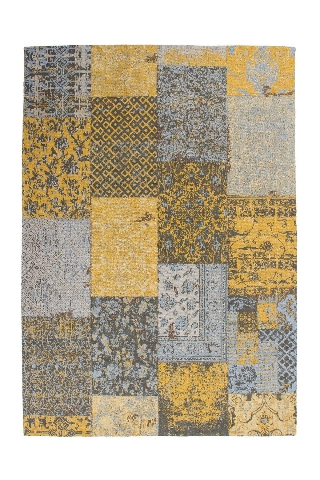 Kayoom Teppich in Gold, 100% Baumwolle - 170x120cm (LxB)