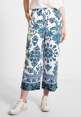 Cecil Stoffhose Casual Fit Hose mit Print