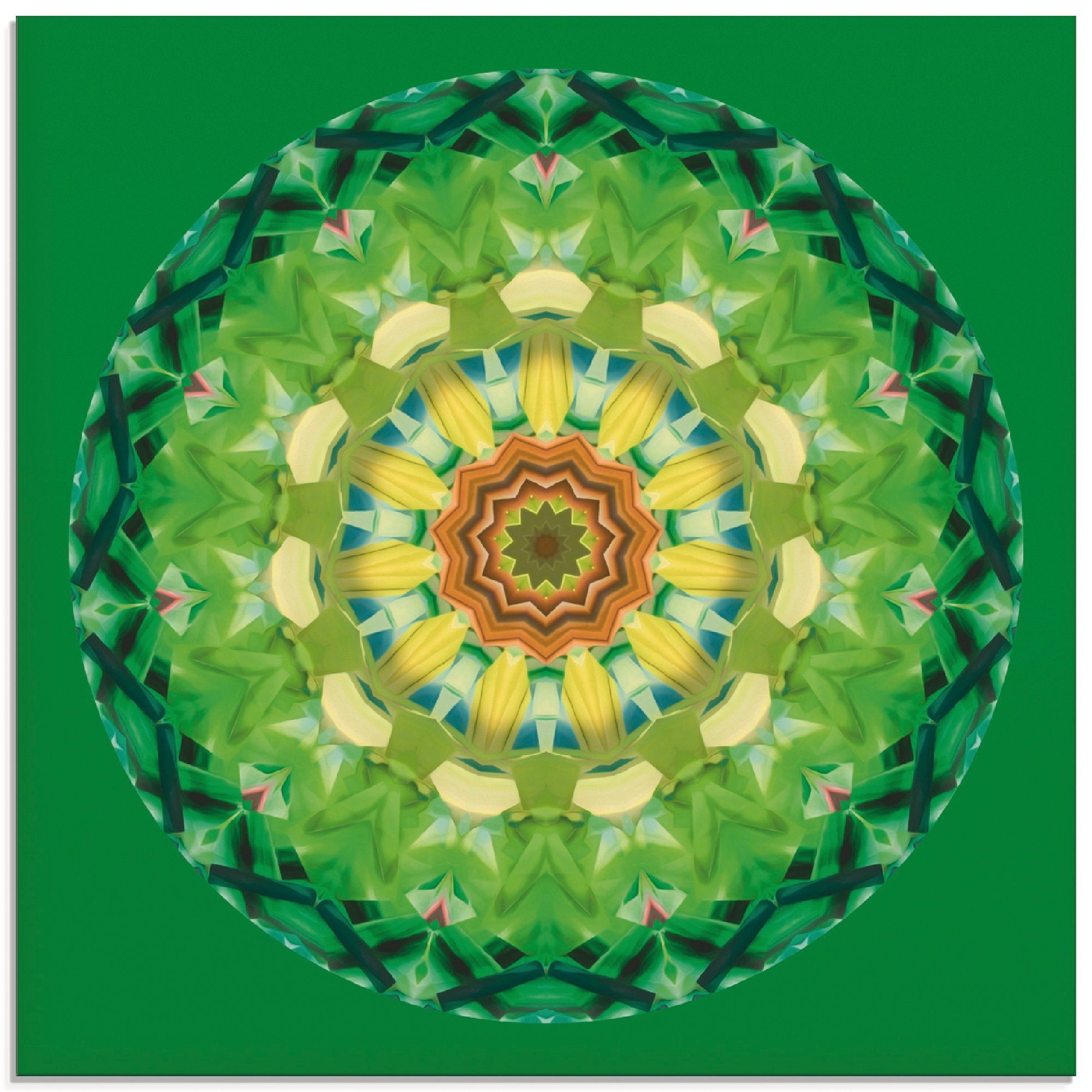 St), II, Mandala Größen Muster verschiedenen (1 Glasbild in Artland