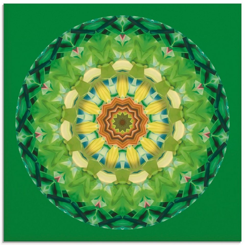 Artland Glasbild Mandala II, Muster (1 St), in verschiedenen Größen