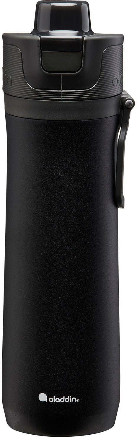 aladdin Trinkflasche Sports Thermavac, Kunststoff, auslaufsicher, 0,6 Liter schwarz