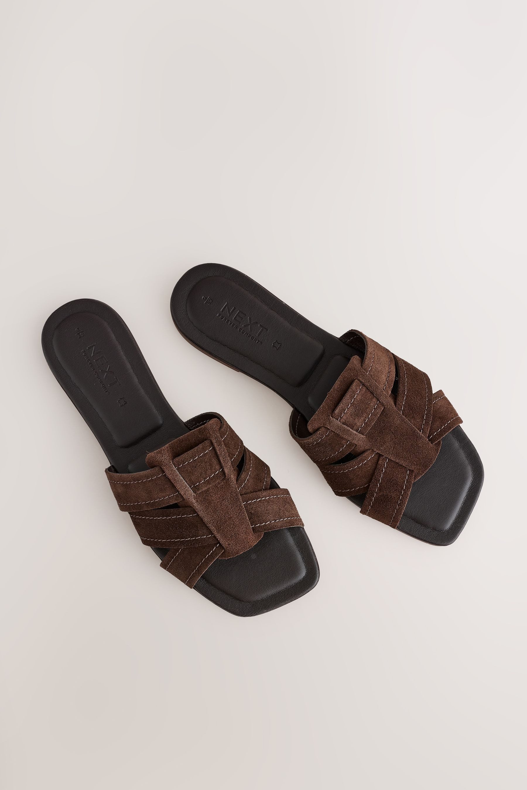 Next Forever Comfort® Pantoletten mit Ziernaht Sandale (1-tlg)