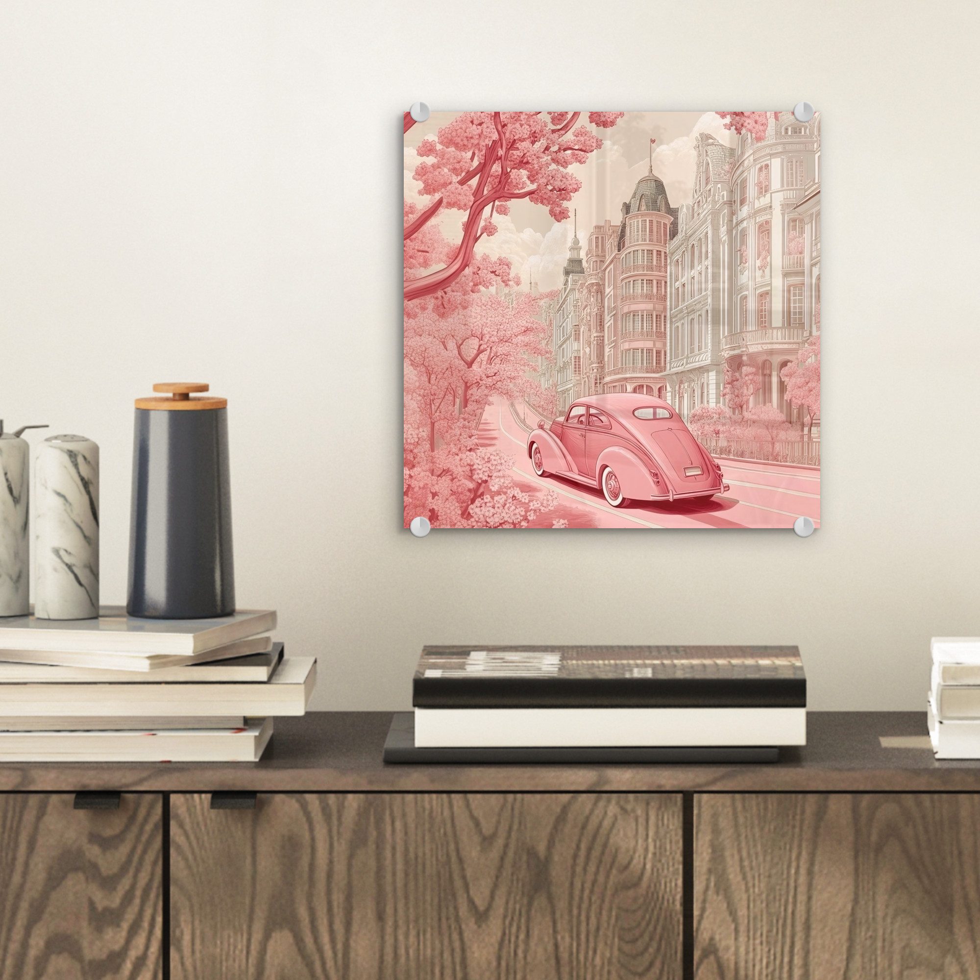 MuchoWow Acrylglasbild Stadt - Auto - günstig online kaufen