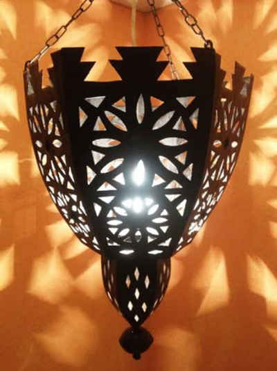 Marrakesch Orient & Mediterran Interior Deckenleuchte Orientalische Lampe Pendelleuchte Schwarz Frana