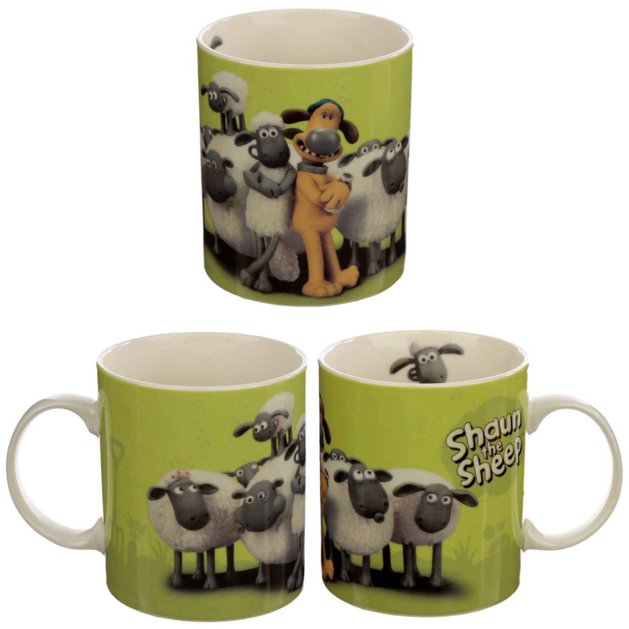 Shaun das Schaf Tasse Shaun das Schaf Kinder Kakaotasse Teetasse Tasse Geschenkidee 300 ml, Porzelan