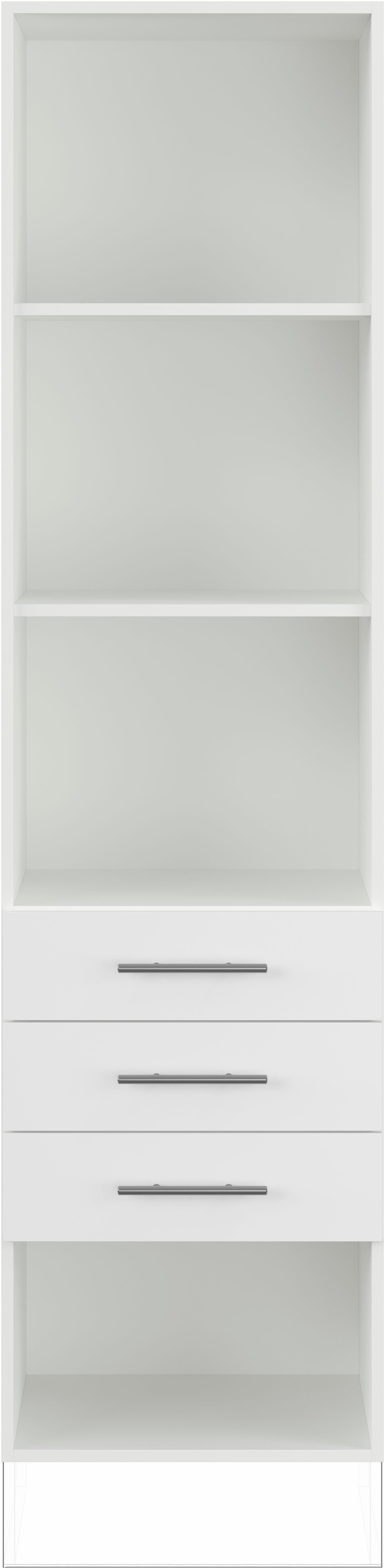 IMPULS KÜCHEN Seitenschrank "Valencia", Breite/Höhe: 50/190,7 cm, mit Soft-Close vormontiert, mit Schubkästen, mit verstellbaren Fachböden