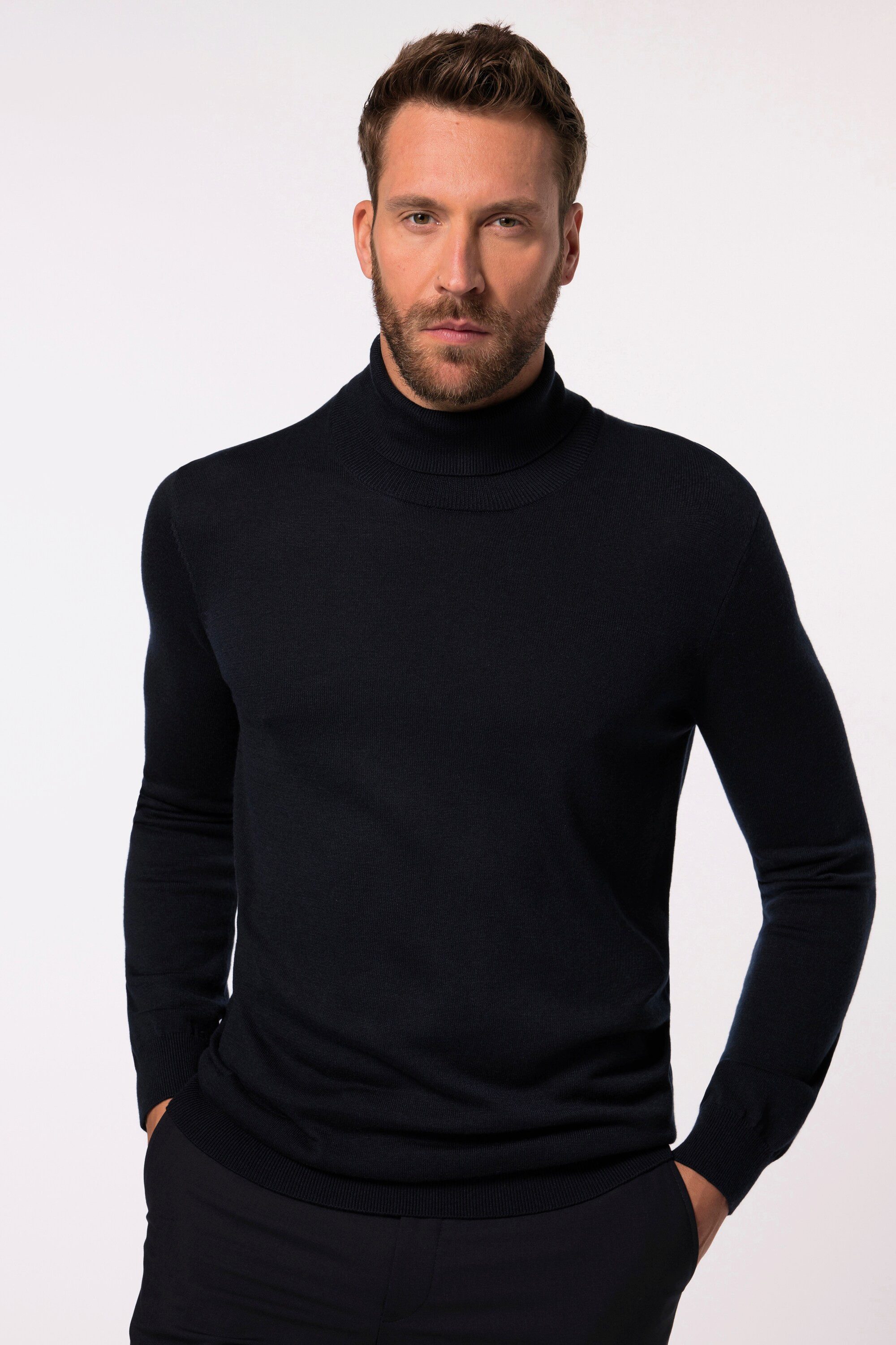 JP1880 Rundhalspullover JP 1880 Rollkragen-Pullover FLEXNAMIC® günstig online kaufen