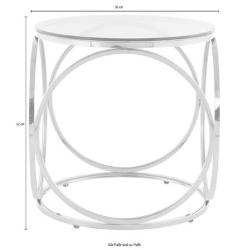 Kayoom Beistelltisch Beistelltisch Whitney 225, Glamouröses Design, hochwertige Verarbeitung, pflegeleicht