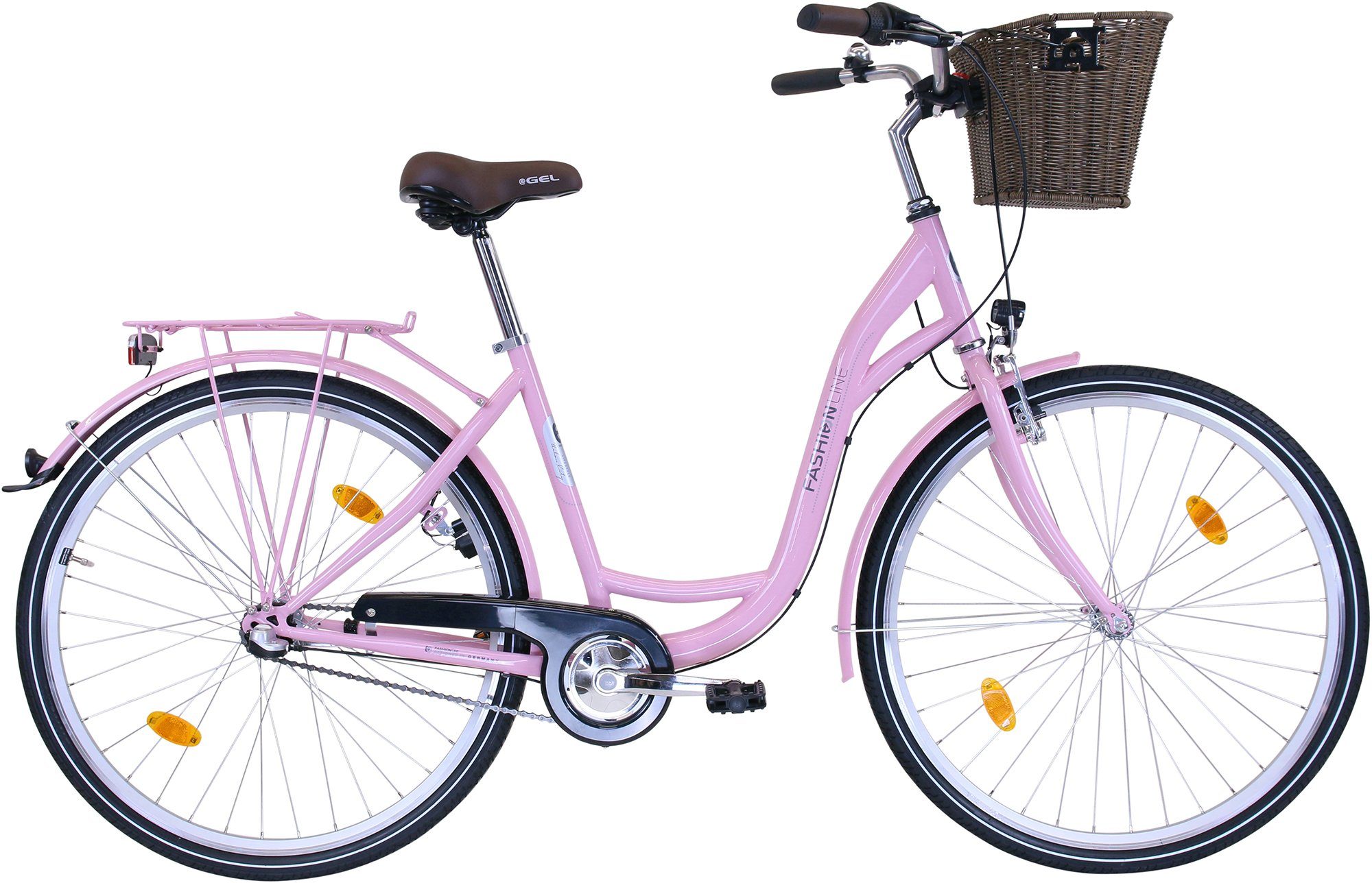 FASHION LINE Cityrad, 3 Gang Shimano NEXUS Schaltwerk, Nabenschaltung | Citybikes