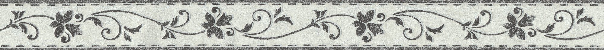 A.S. Création Bordüre Only Borders, aufgeschäumt, Barock, gemustert, ornamental, Tapete Bordüre Struktur Blumen Floral Selbstklebend Borte modern Optik
