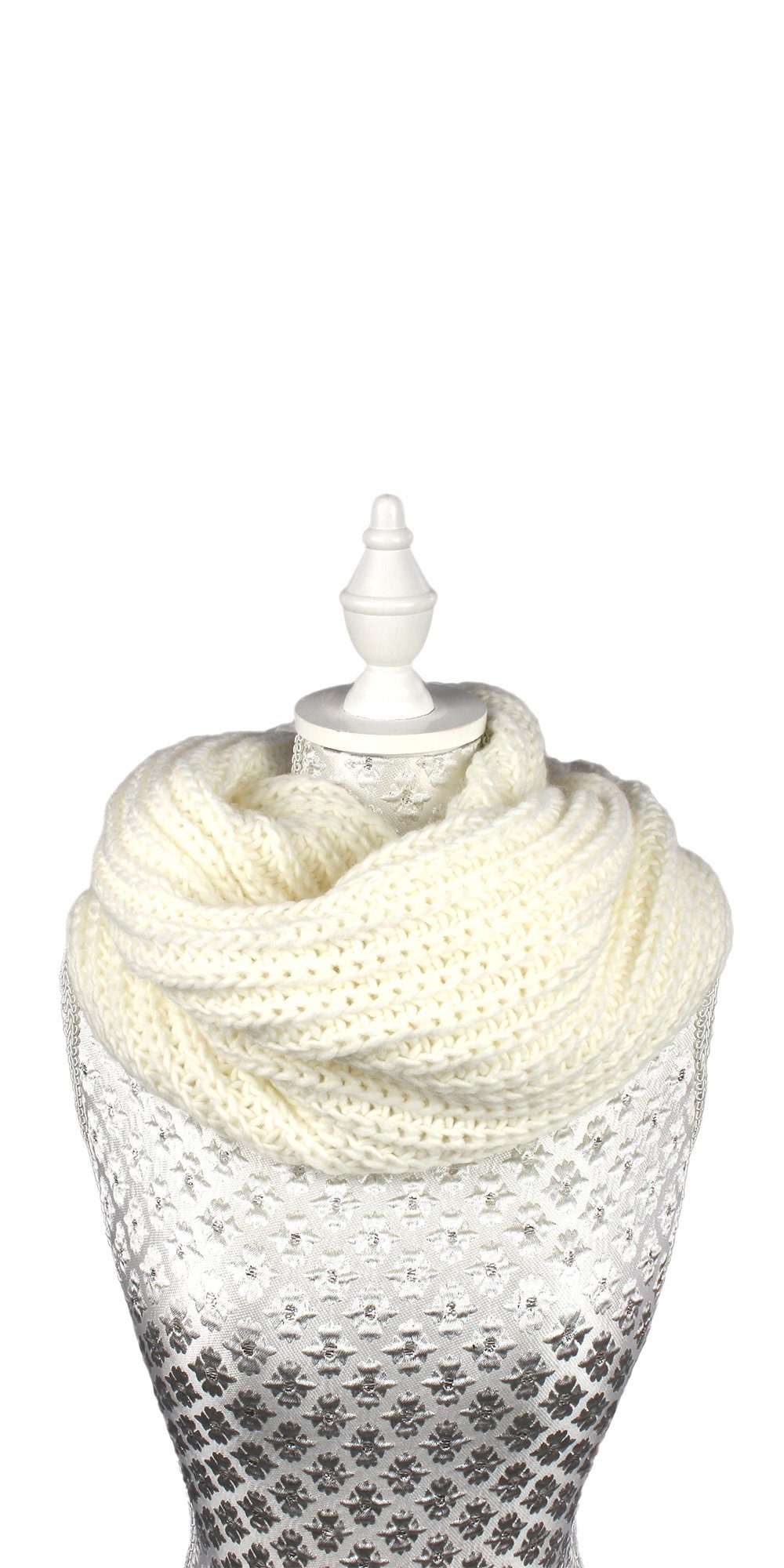 Strickschal Strick-Loop "Wafel"