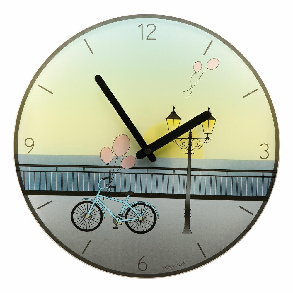 Goebel Wanduhr Scandic Home Bicycle Ø 30.5 cm 23100491