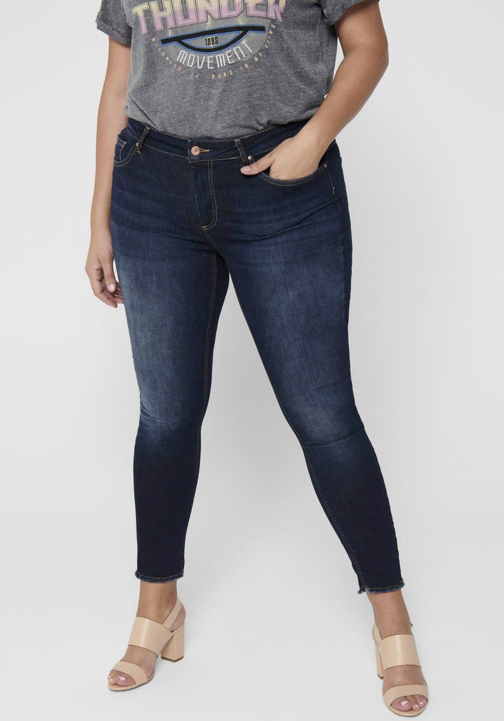 Skinny-fit-Jeans CARWILLY REG SK ANK JNS