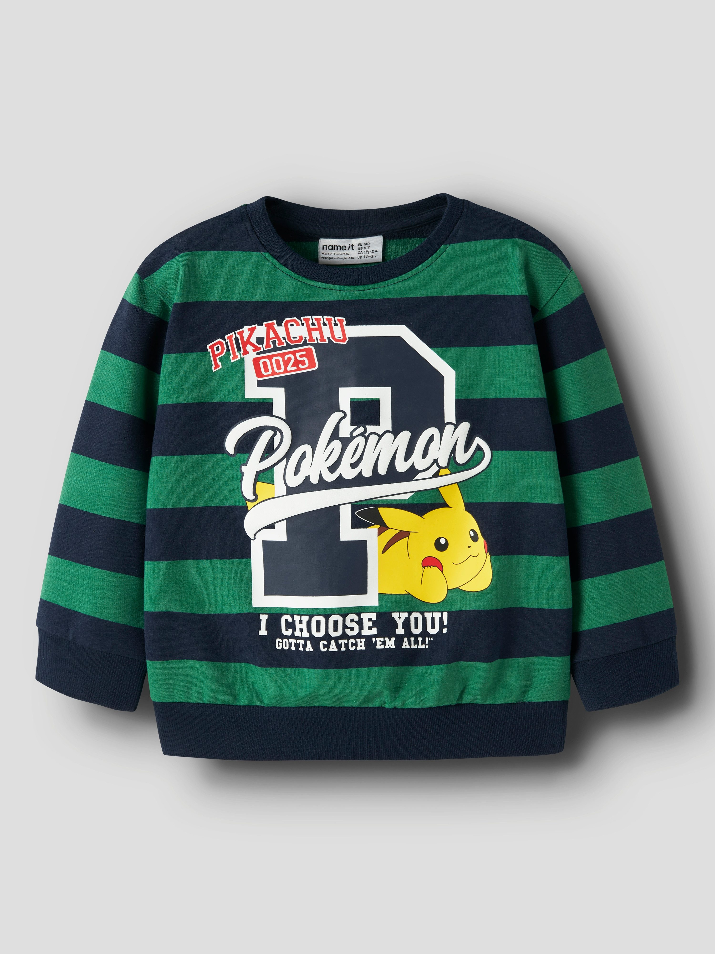 Name It Sweatshirt NMMJOSEF POKEMON NREG SWEAT UNB SKY Baumwollmischung, regular fit