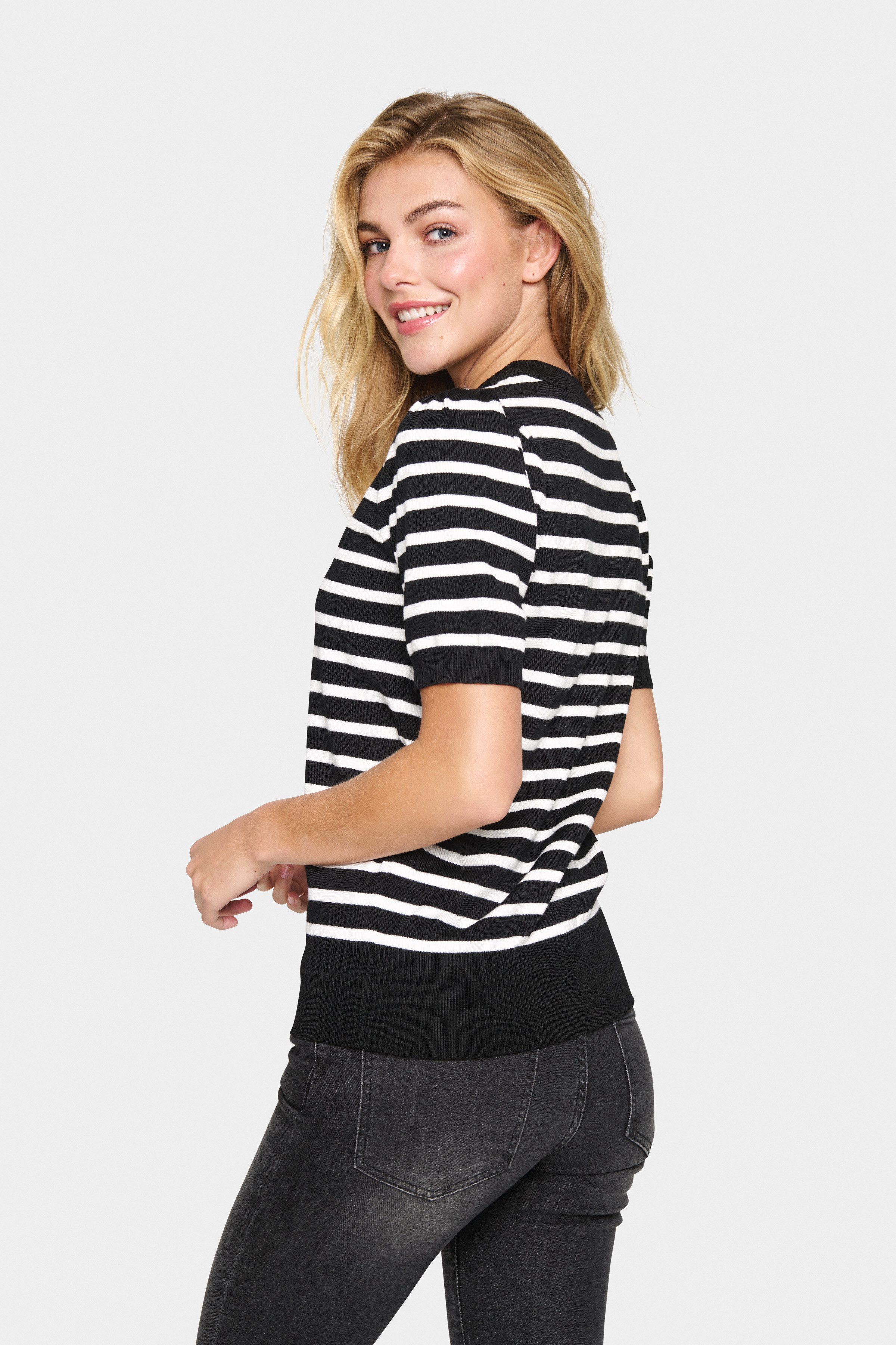 Saint Tropez Kurzarmpullover MilaSZ SS Striped